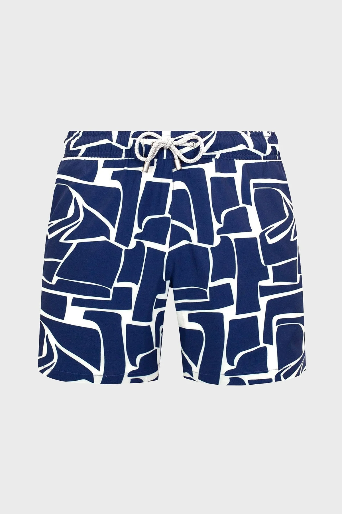 Bluemint Arthus Stretch Regular Fit Deniz Şortu Hızlı Kuruyan Erkek Mayo Short BM23003131MS 925 LACİVERT-BEYAZ - 2