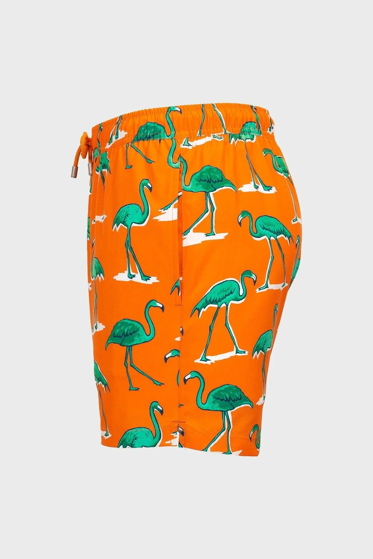 Bluemint Arthus Stretch Regular Fit Deniz Şortu Hızlı Kuruyan Erkek Mayo Short BM23003131MS 929 TURUNCU-YEŞİL - 3