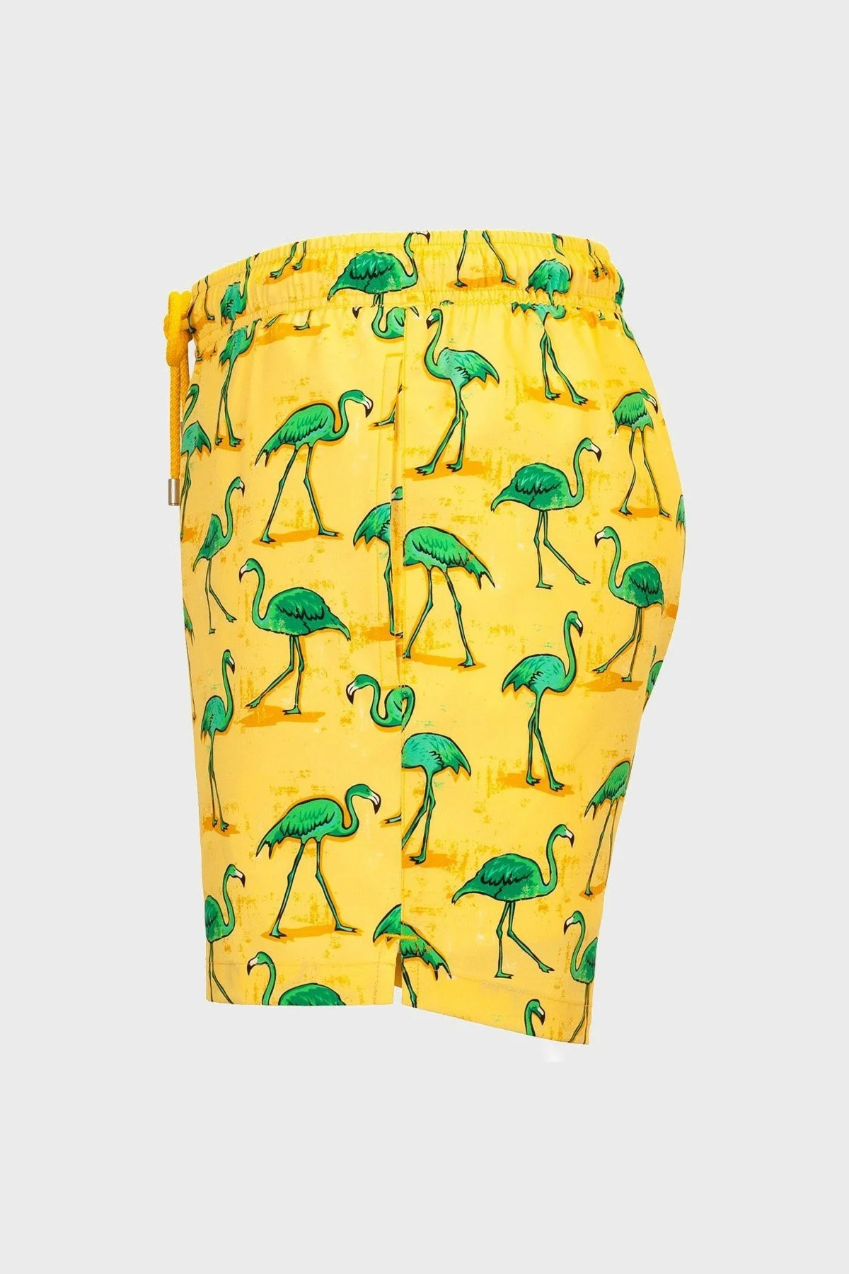 Bluemint Arthus Stretch Regular Fit Deniz Şortu Hızlı Kuruyan Erkek Mayo Short BM23003131MS 930 SARI-YEŞİL - 3