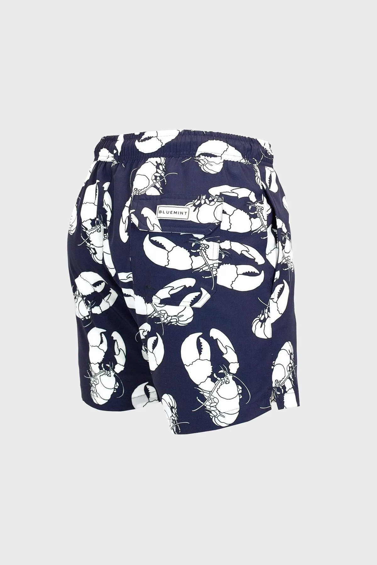 Bluemint Arthus Stretch Regular Fit Deniz Şortu Hızlı Kuruyan Erkek Mayo Short BM23003131MS 931 LACİVERT-BEYAZ - 4