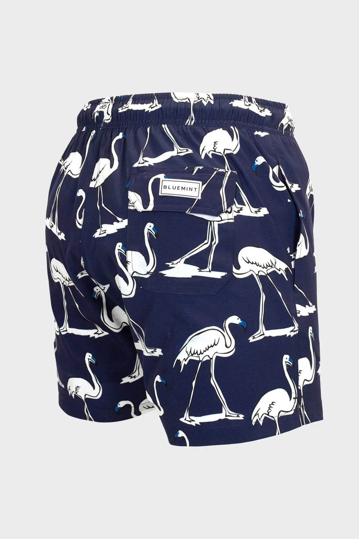 Bluemint Arthus Stretch Regular Fit Deniz Şortu Hızlı Kuruyan Erkek Mayo Short BM23003131MS 935 LACİVERT-BEYAZ - 4