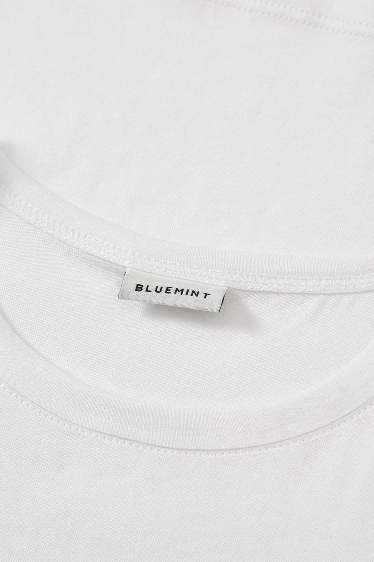 Bluemint Baskılı % 100 Pamuk Relaxed Fit Bisiklet Yaka Erkek T Shirt BM25001568MS1 212 BEYAZ - 6