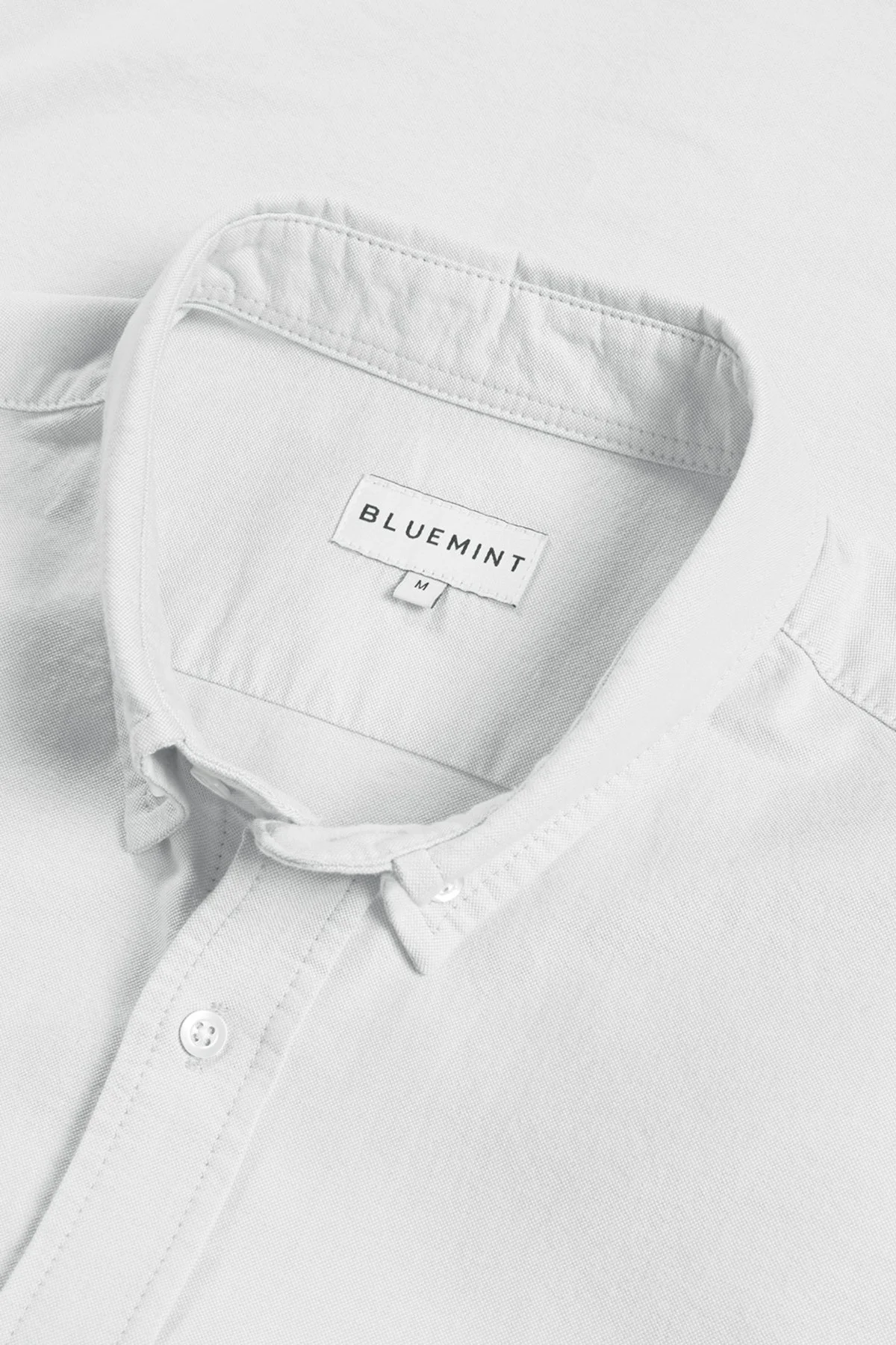 Bluemint Bm Oxford % 100 Pamuk Comfort Fit Düğmeli Yaka Erkek Gömlek BM24002273MW 112 BEYAZ - 3