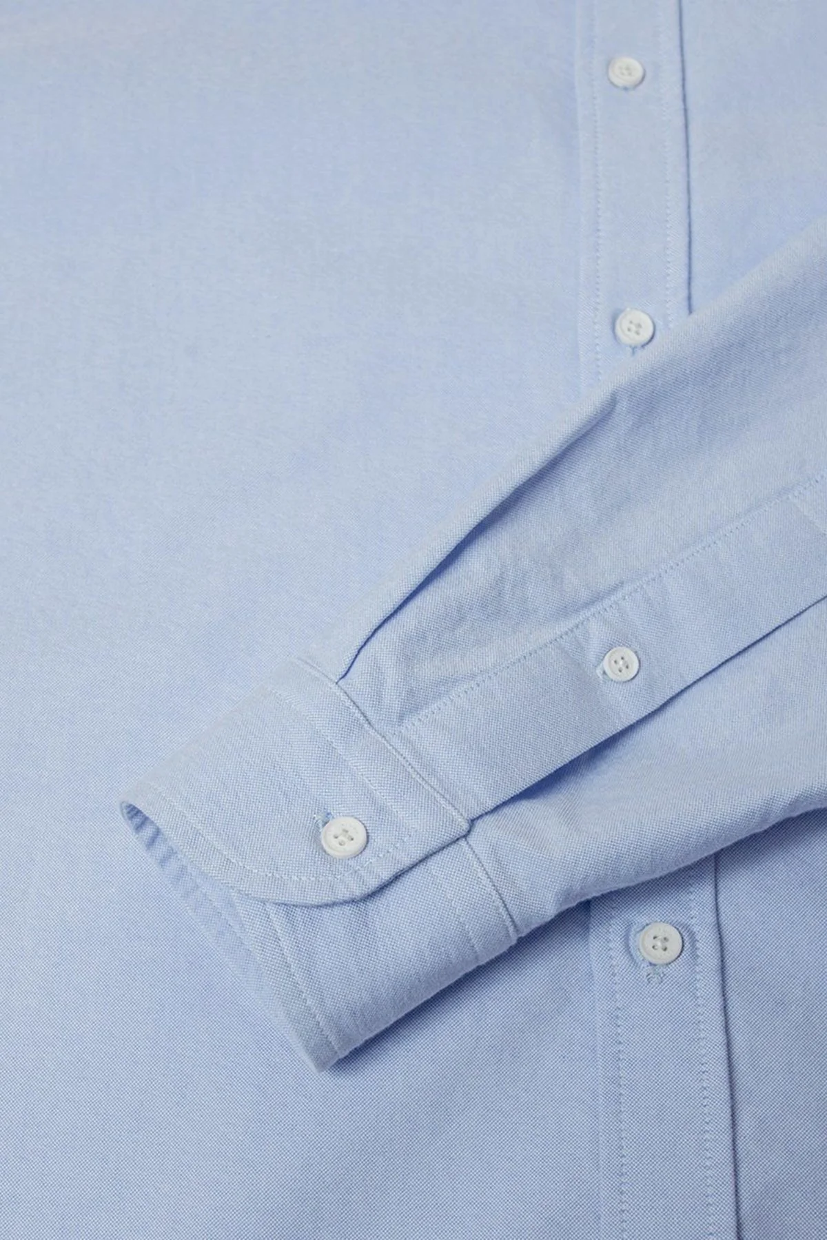 Bluemint Bm Oxford % 100 Pamuk Comfort Fit Düğmeli Yaka Erkek Gömlek BM24002273MW 197 MAVİ - 2