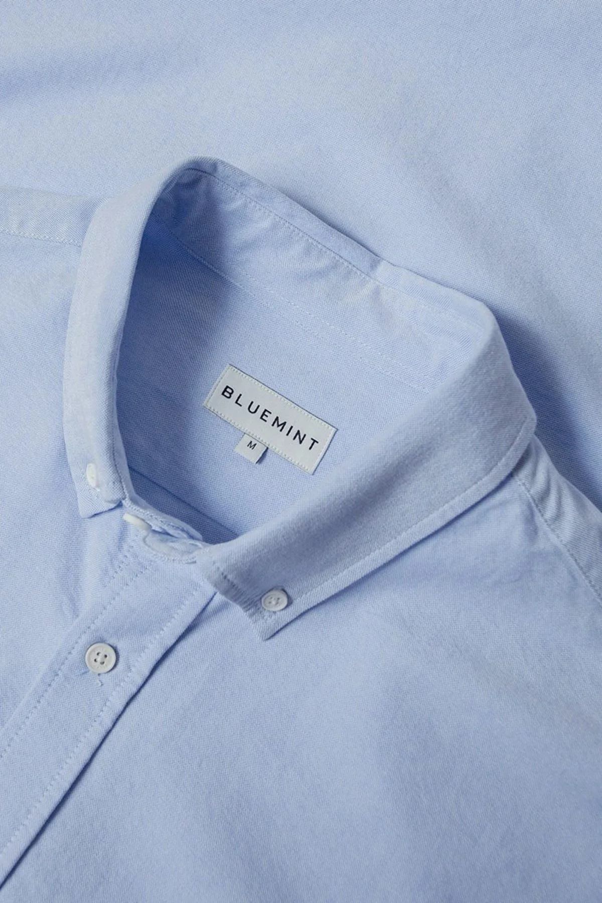 Bluemint Bm Oxford % 100 Pamuk Comfort Fit Düğmeli Yaka Erkek Gömlek BM24002273MW 197 MAVİ - 3