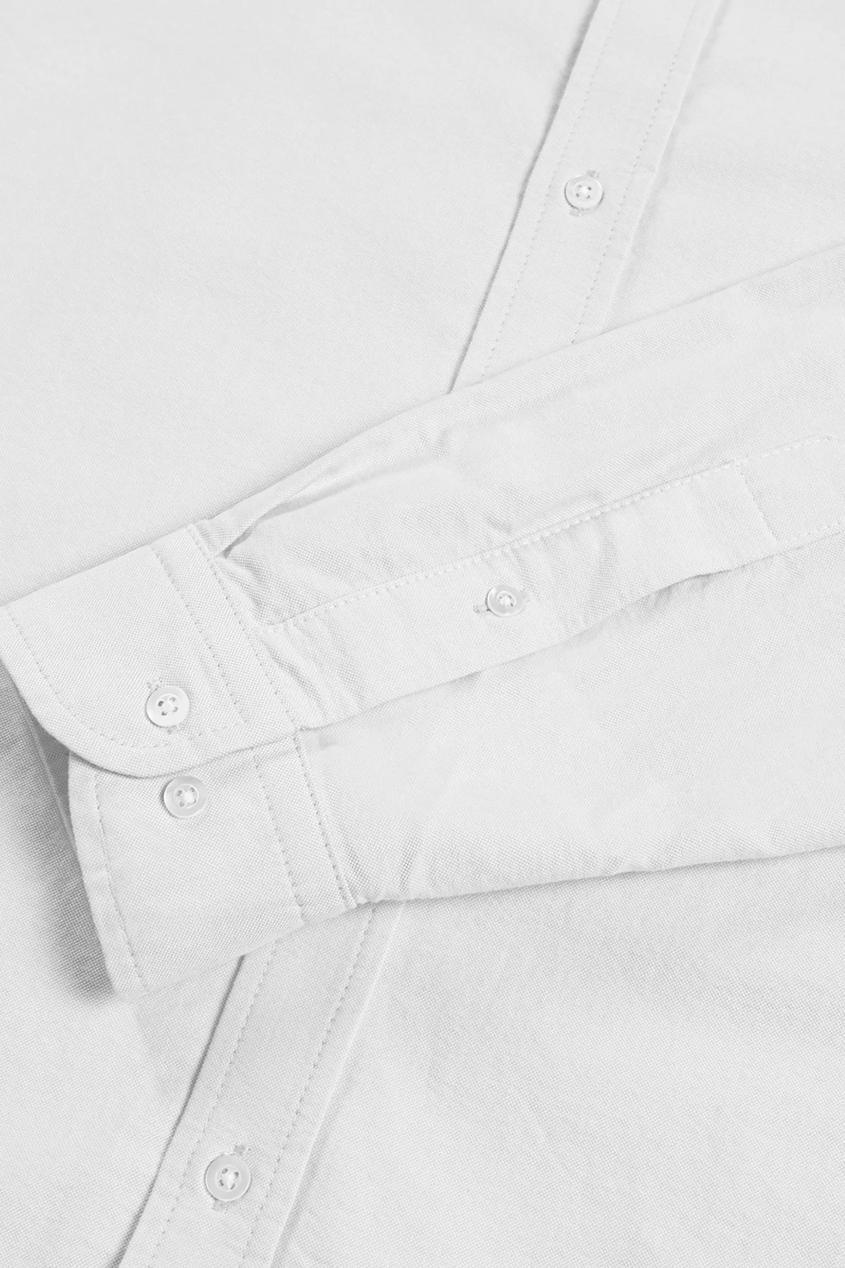 Bluemint Bm Oxford % 100 Pamuk Relaxed Fit Erkek Gömlek BM22002273MW 112 BEYAZ - 4