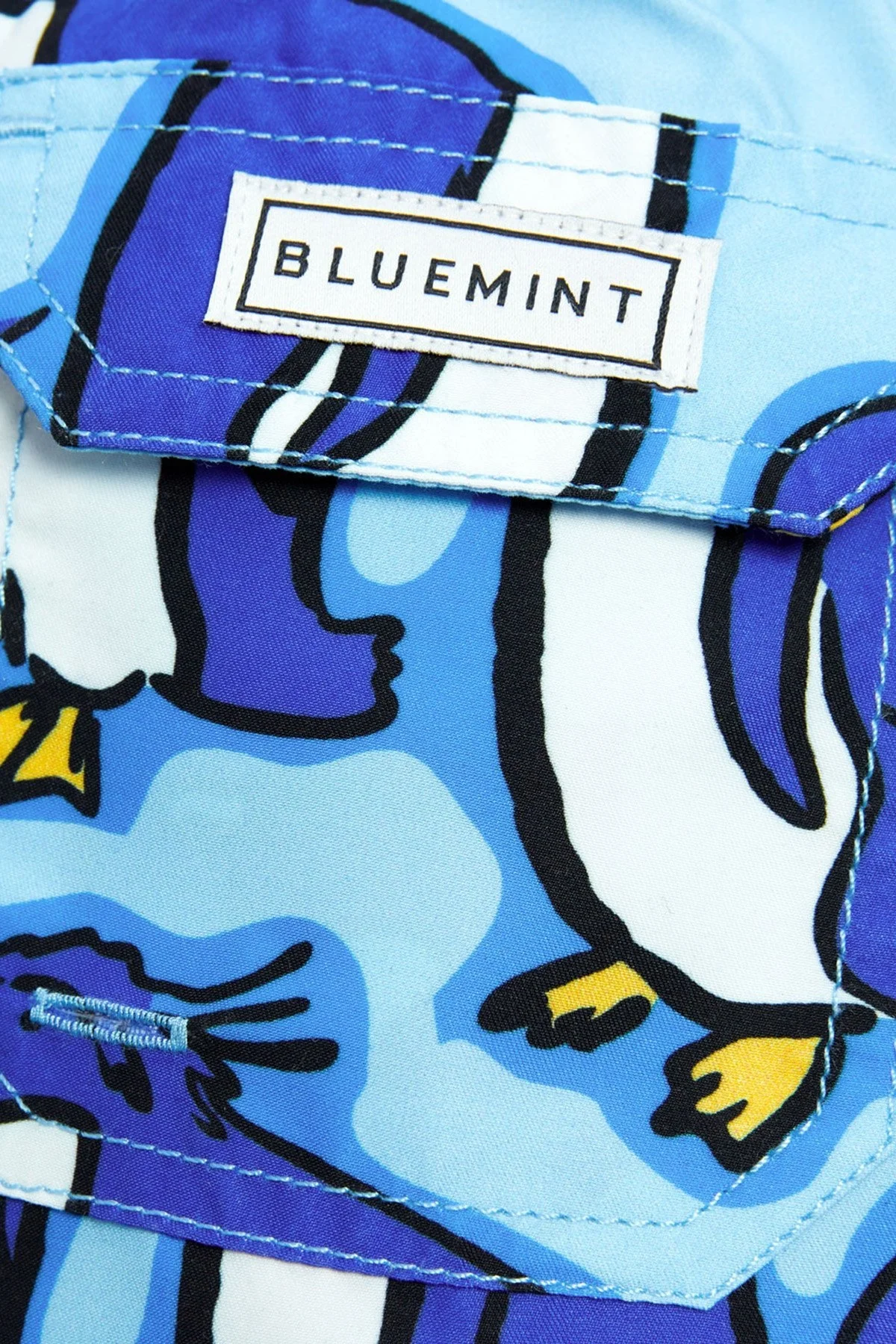 Bluemint Cepli Deniz Şortu Hızlı Kuruyan Çocuk Mayo Short BM24008016BS 1034 MAVİ - 5