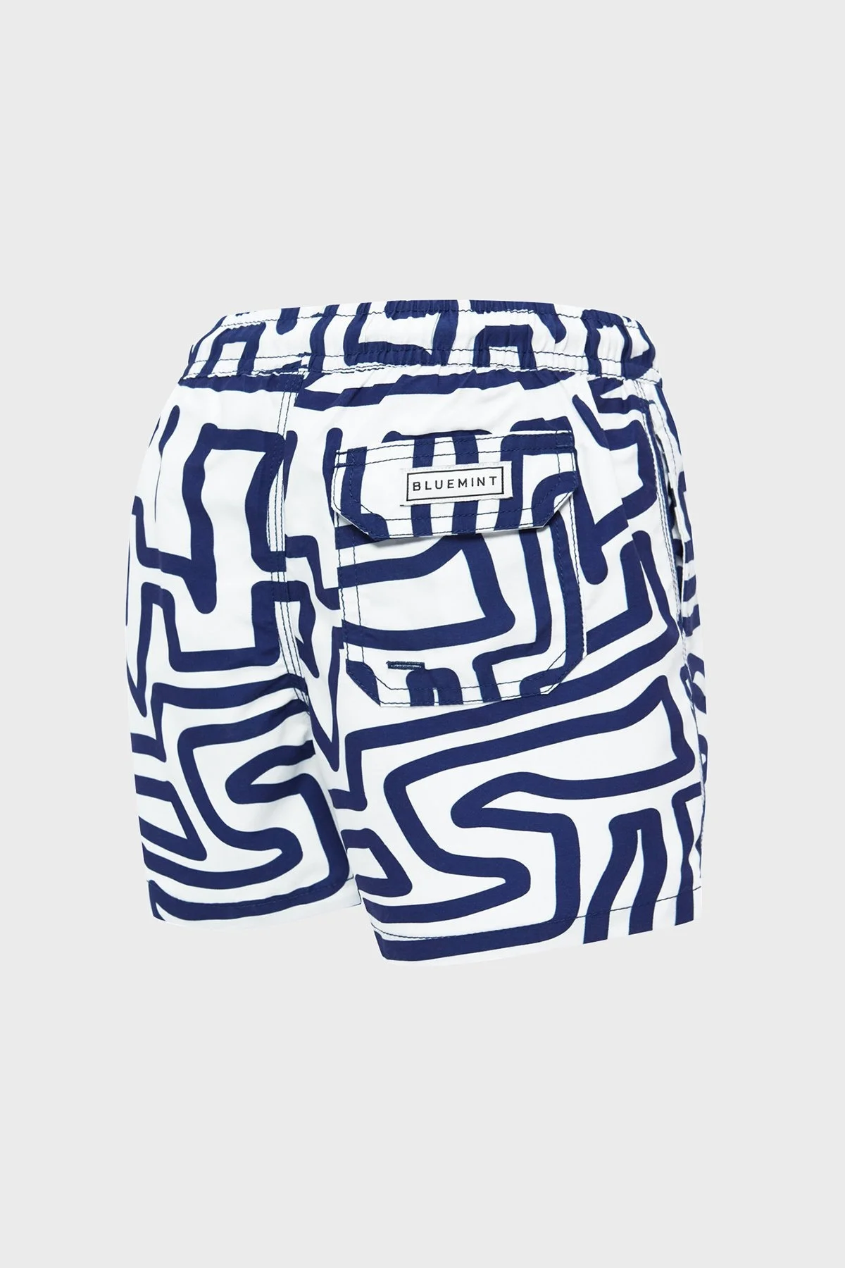 Bluemint Cepli Deniz Şortu Hızlı Kuruyan Çocuk Mayo Short BM24008016BS 1048 BEYAZ - 5