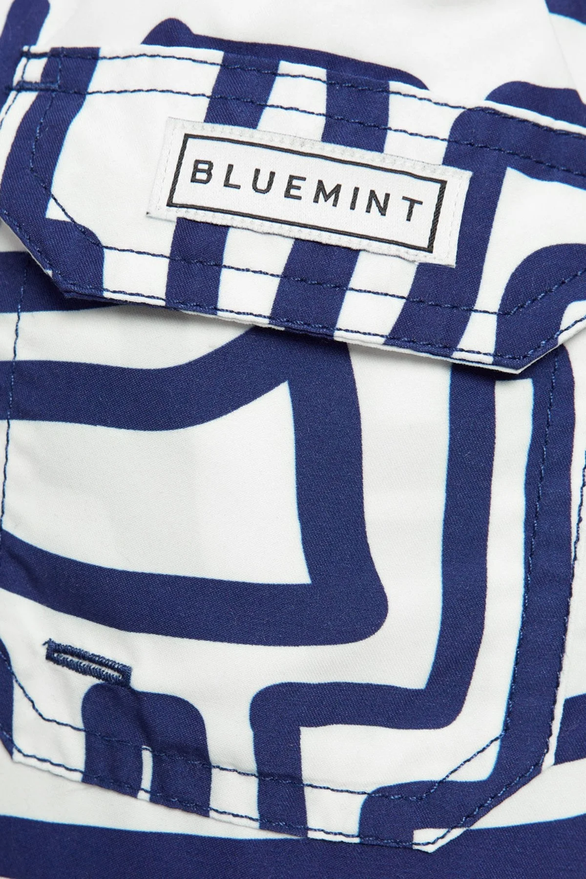 Bluemint Cepli Deniz Şortu Hızlı Kuruyan Çocuk Mayo Short BM24008016BS 1048 BEYAZ - 7