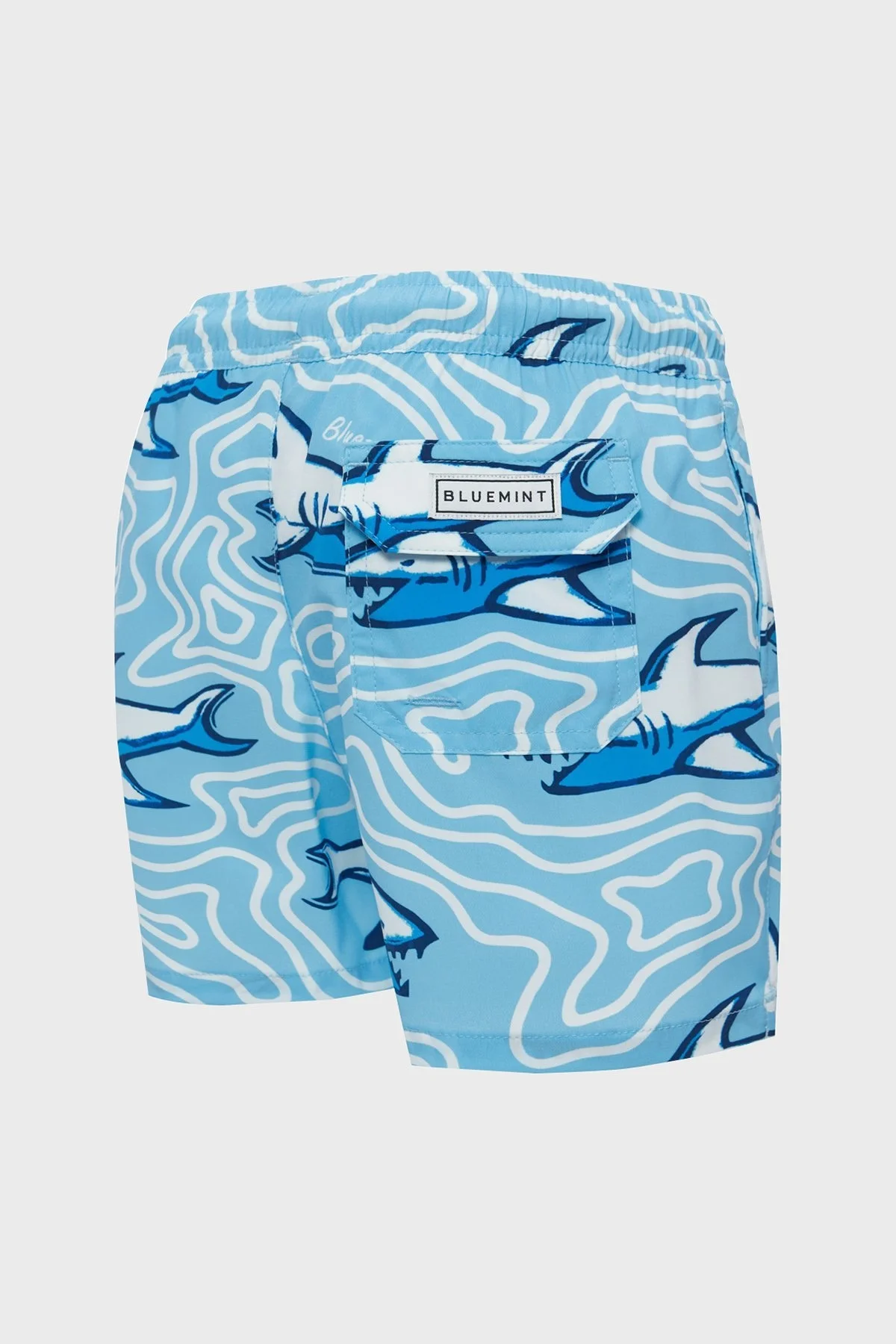 Bluemint Cepli Deniz Şortu Hızlı Kuruyan Çocuk Mayo Short BM24008167BS 1061 MAVİ - 3