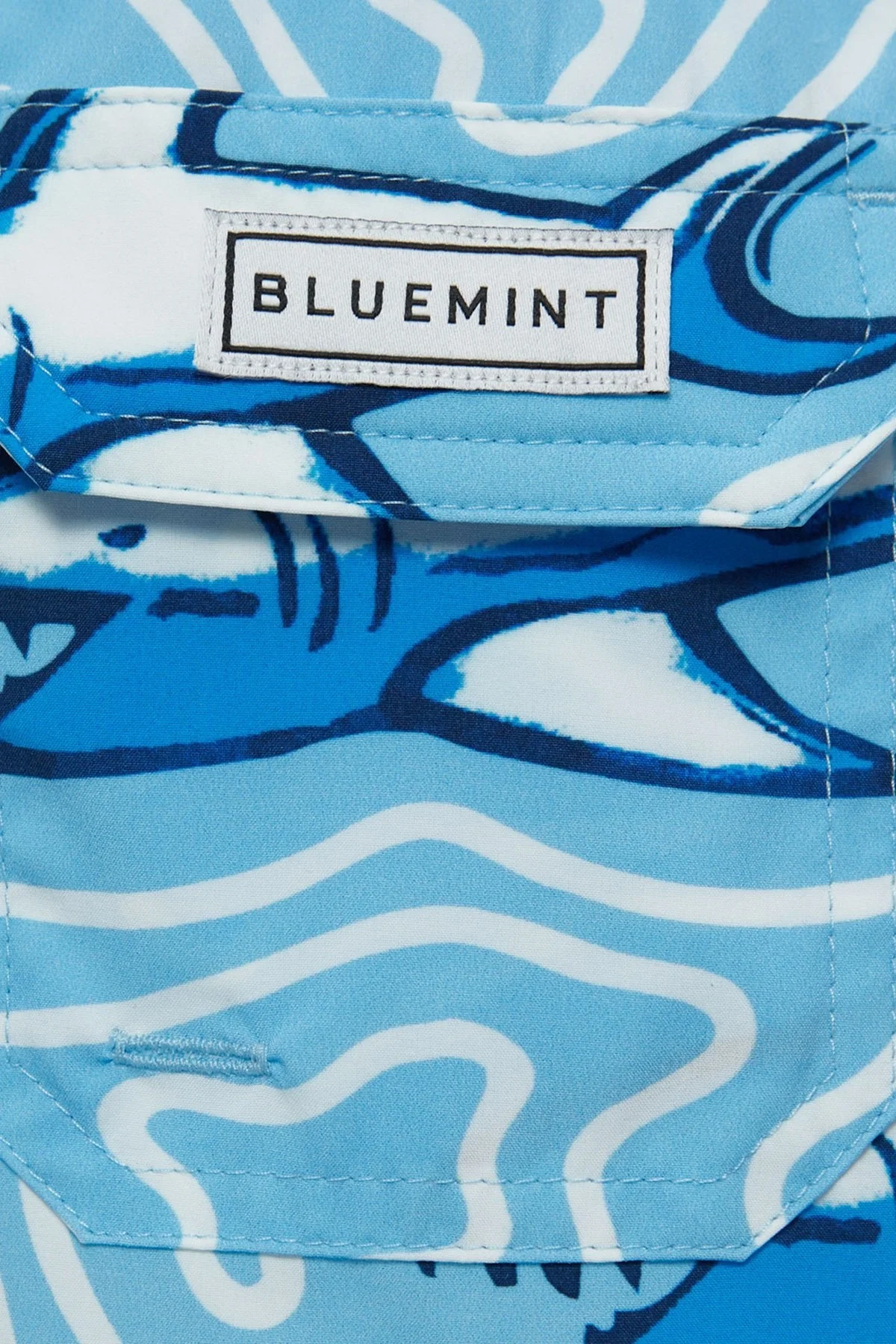 Bluemint Cepli Deniz Şortu Hızlı Kuruyan Çocuk Mayo Short BM24008167BS 1061 MAVİ - 5