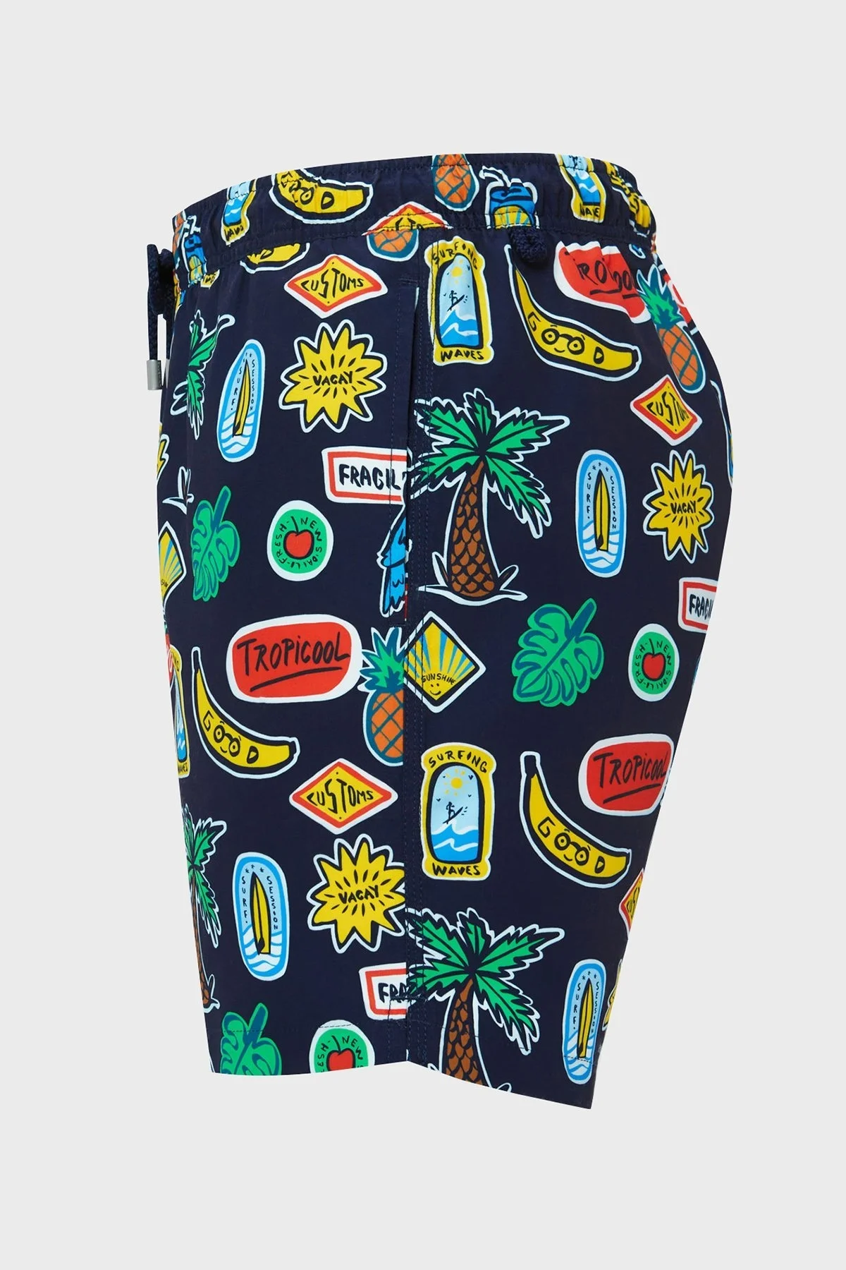 Bluemint Cepli Deniz Şortu Hızlı Kuruyan Erkek Mayo Short BM24003011MS 1042 LACİVERT - 4