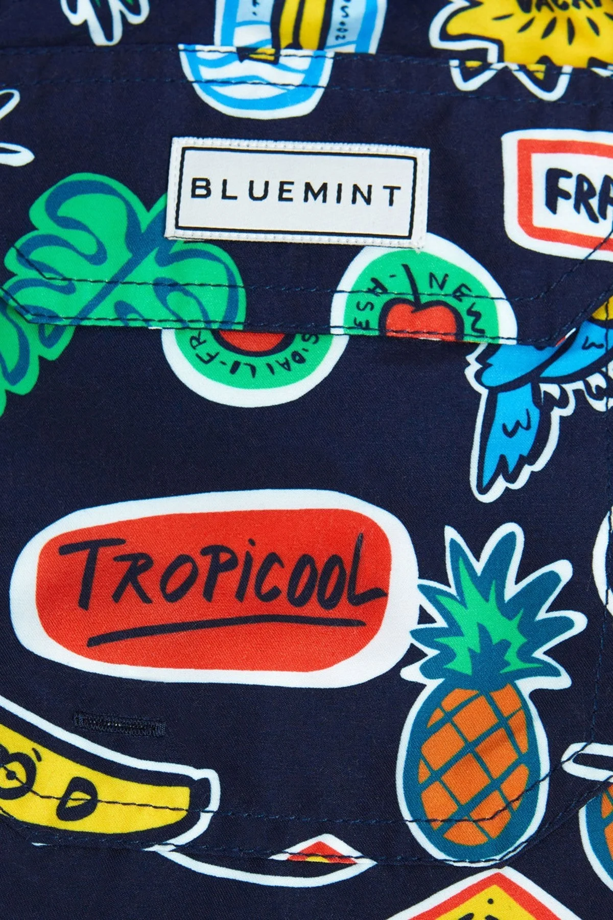 Bluemint Cepli Deniz Şortu Hızlı Kuruyan Erkek Mayo Short BM24003011MS 1042 LACİVERT - 6