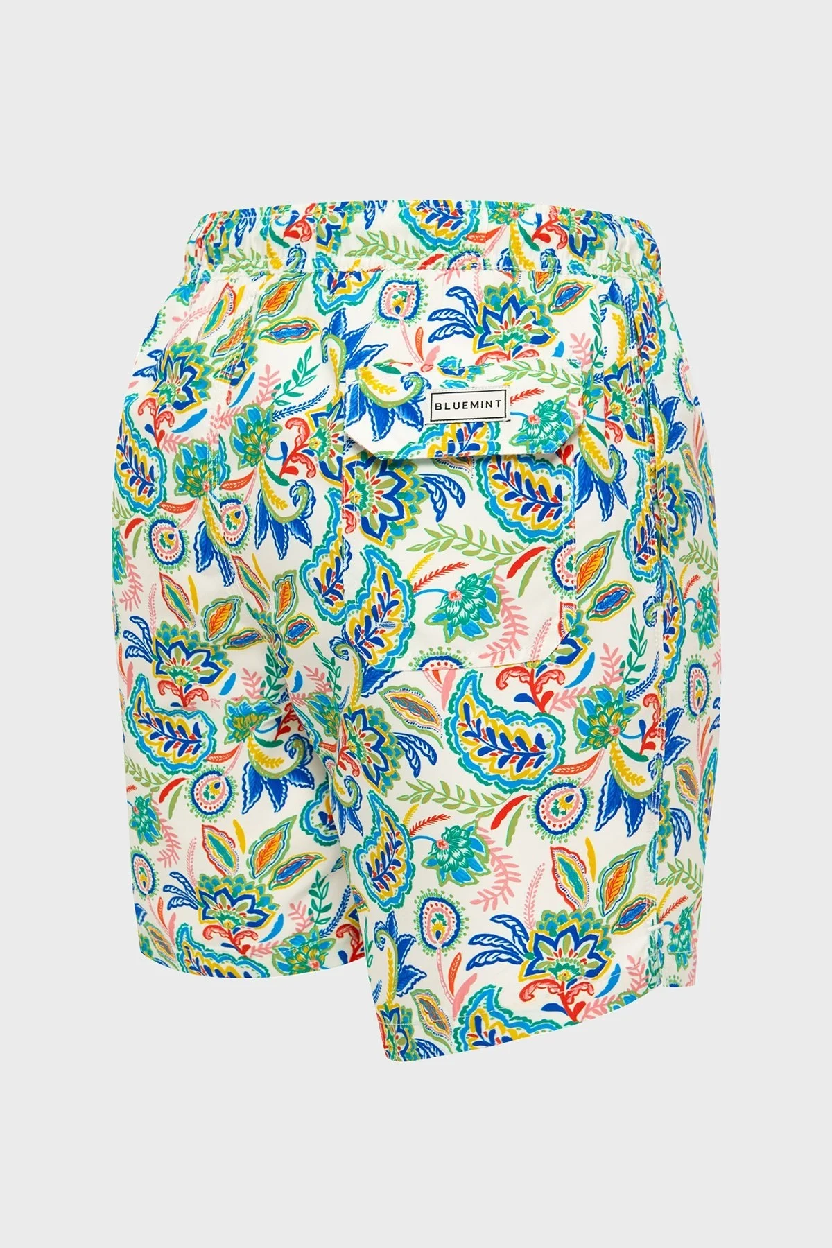 Bluemint Cepli Deniz Şortu Hızlı Kuruyan Erkek Mayo Short BM24003011MS 1049 BEYAZ - 9