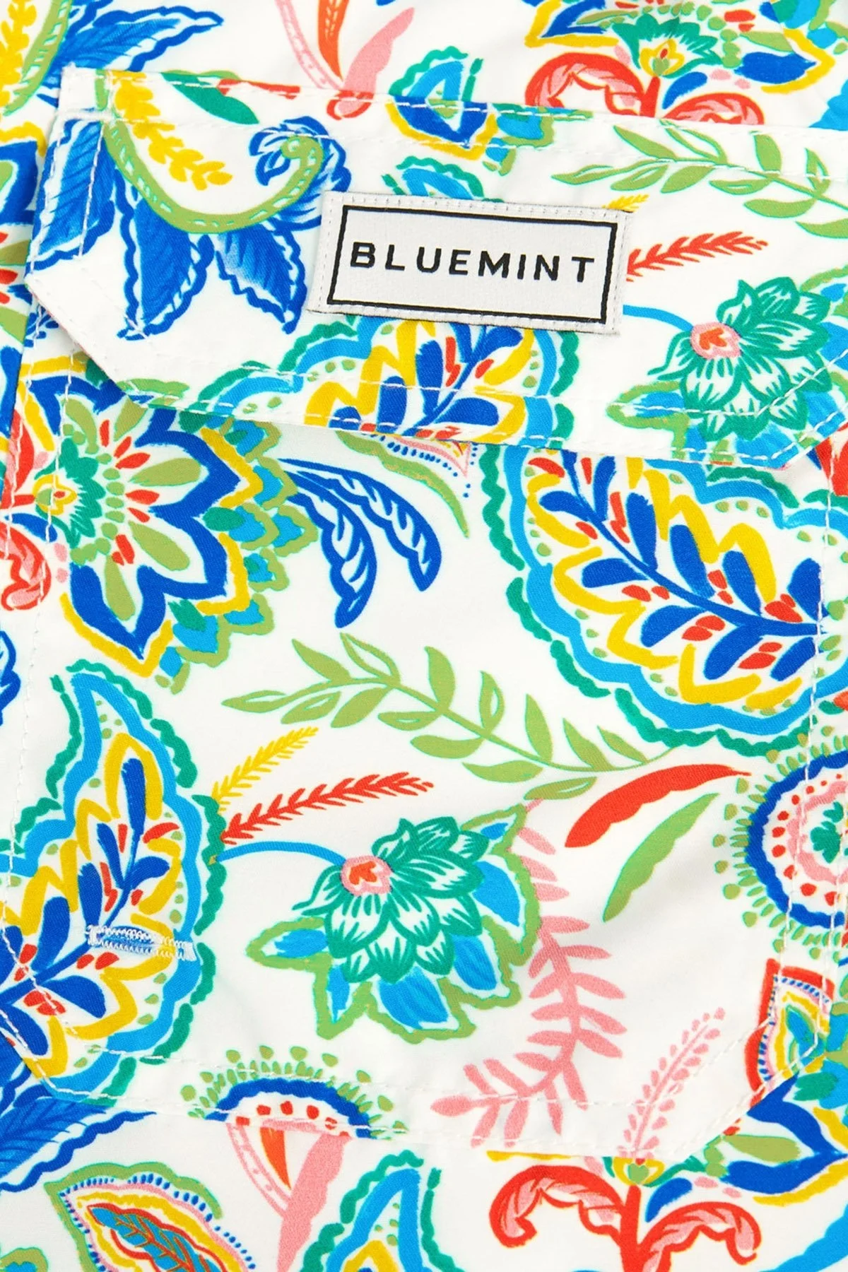 Bluemint Cepli Deniz Şortu Hızlı Kuruyan Erkek Mayo Short BM24003011MS 1049 BEYAZ - 12