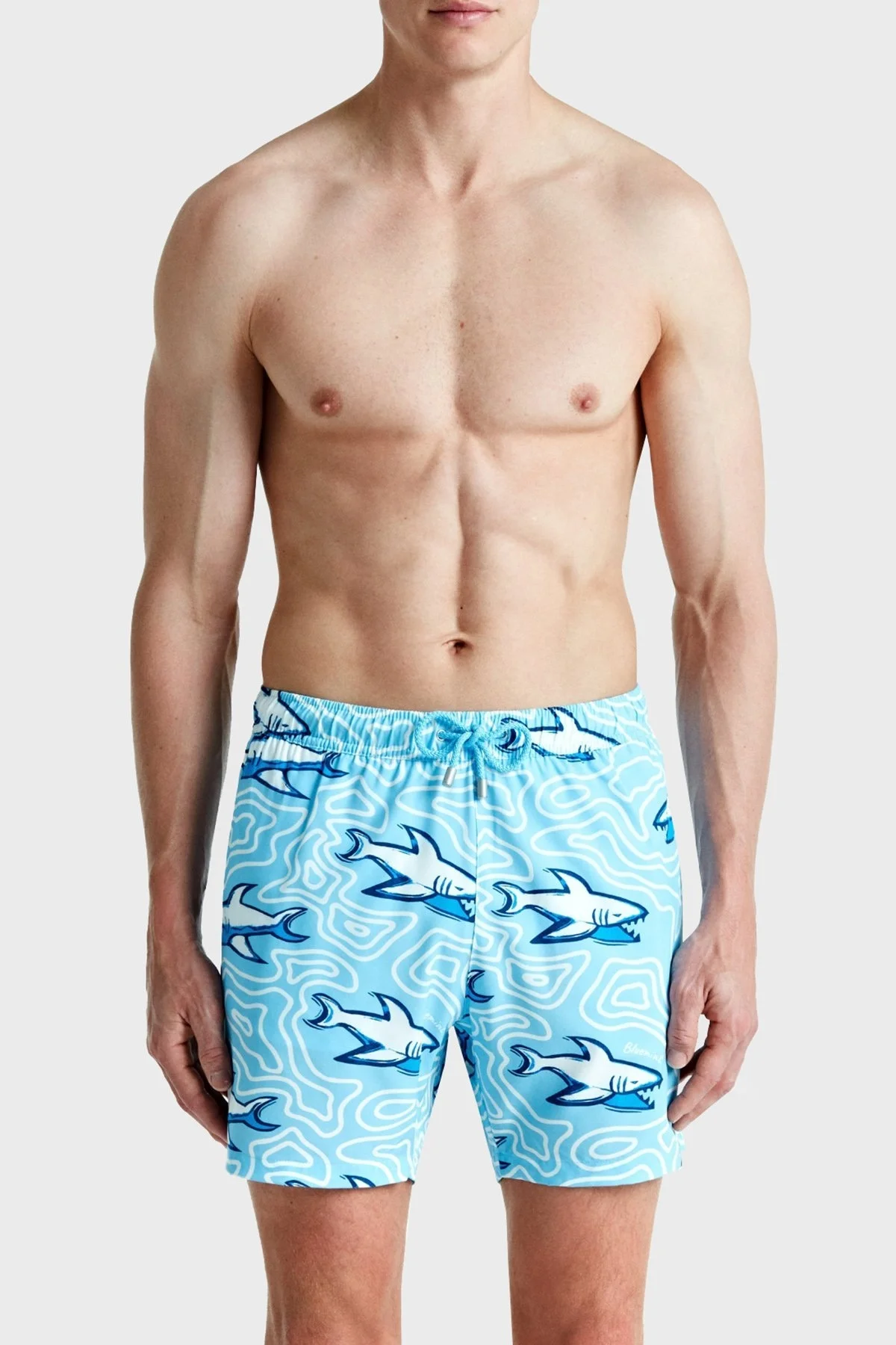 Bluemint Cepli Deniz Şortu Hızlı Kuruyan Erkek Mayo Short BM24003131MS 1061 MAVİ - 1