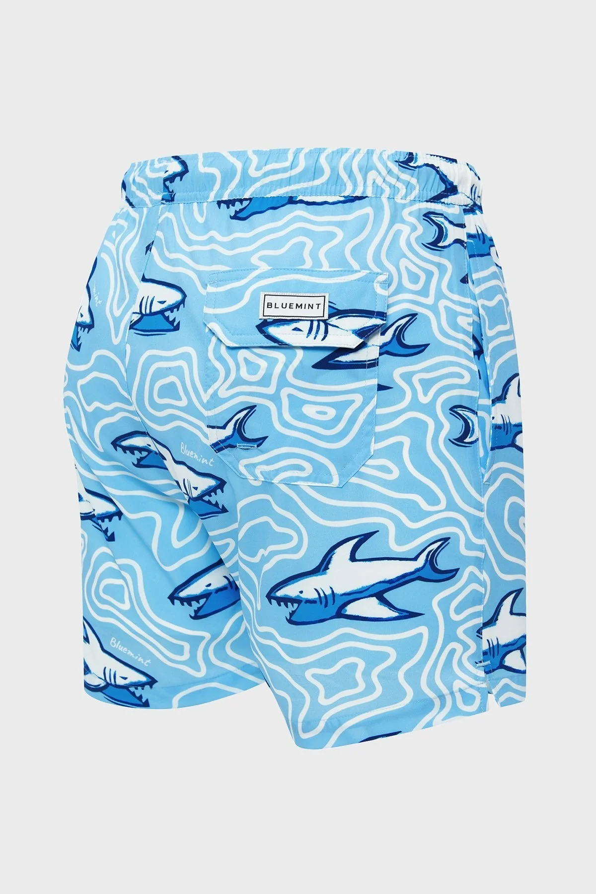 Bluemint Cepli Deniz Şortu Hızlı Kuruyan Erkek Mayo Short BM24003131MS 1061 MAVİ - 3