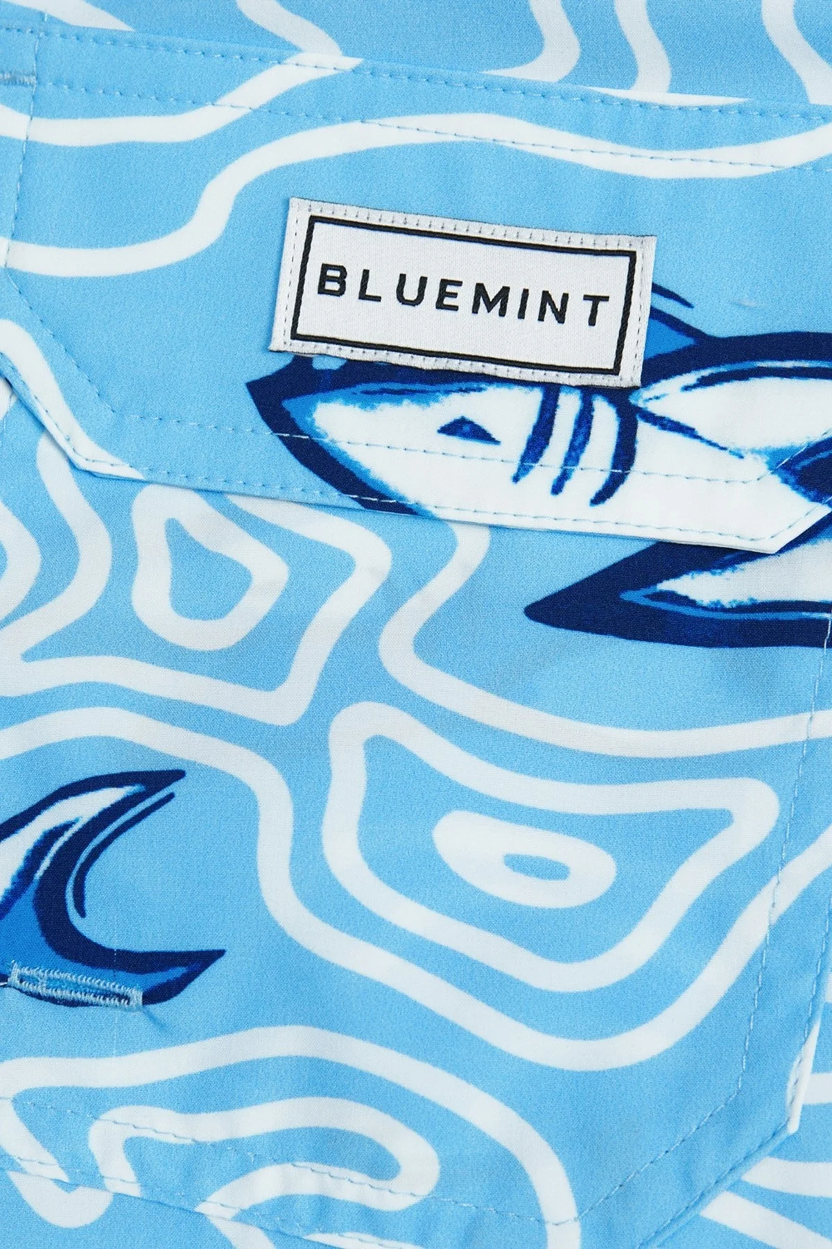 Bluemint Cepli Deniz Şortu Hızlı Kuruyan Erkek Mayo Short BM24003131MS 1061 MAVİ - 5