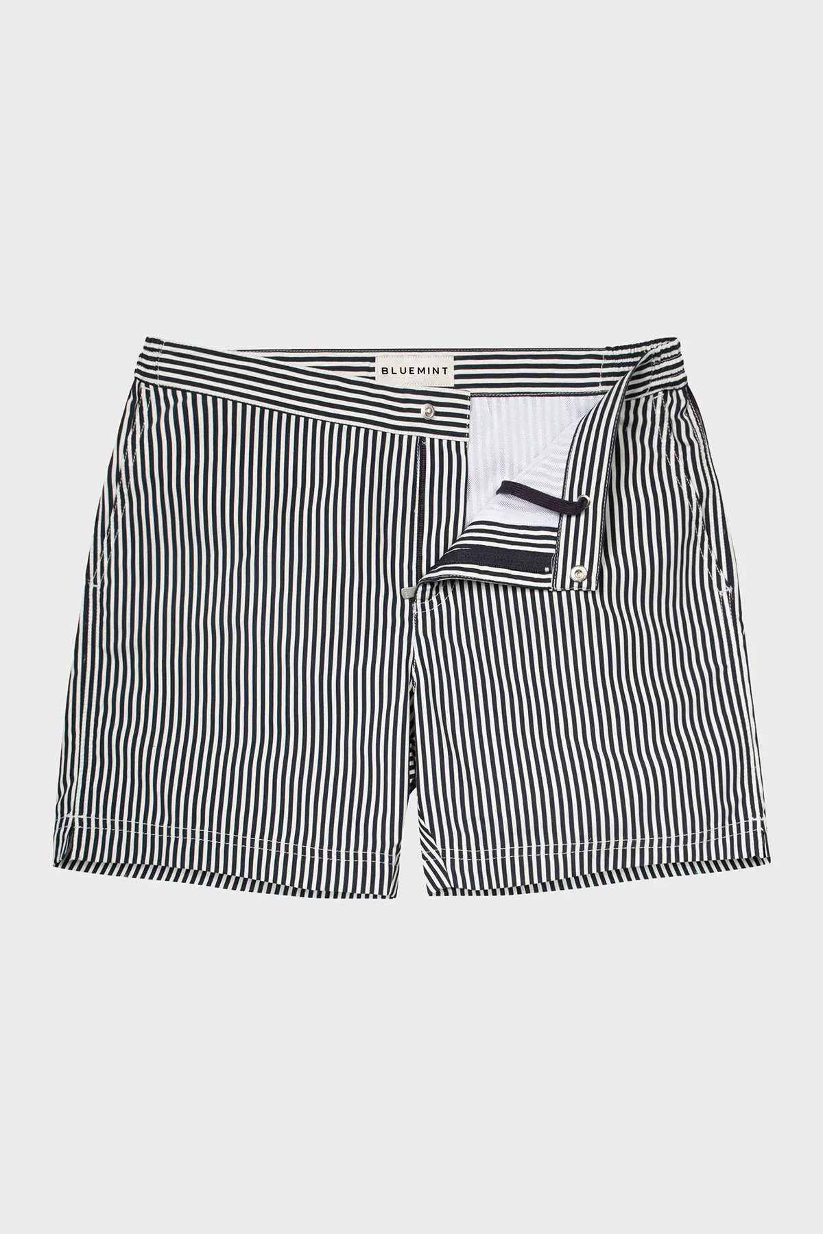 Bluemint Çizgili Tailored Regular Fit Normal Bel Hızlı Kuruyan Erkek Mayo Short BM25003012MS 388 MAVİ - 4