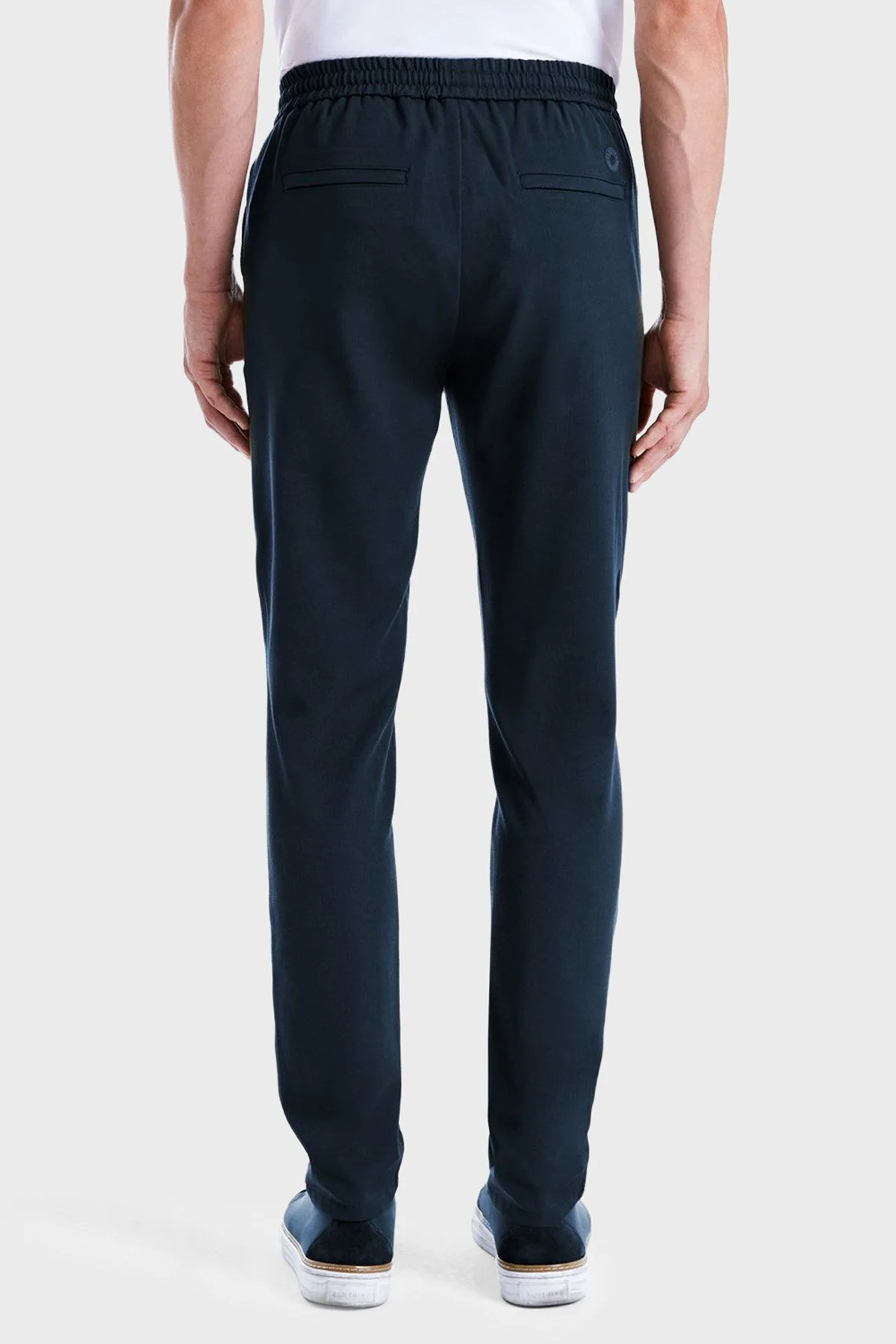 Bluemint Comfort Fit Belden Bağlamalı Düz Paça Jogger Erkek Pantolon BM25009160MW 155 LACİVERT - 2