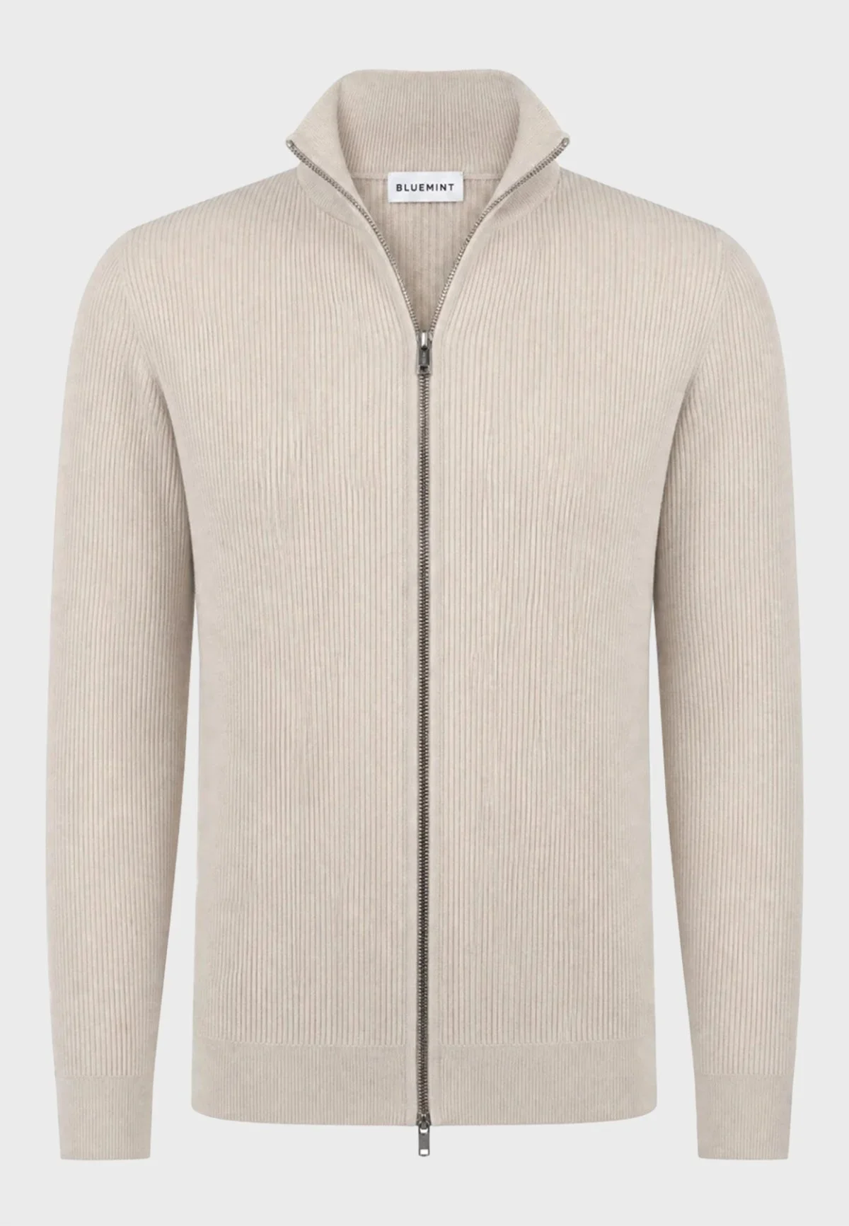 Bluemint Comfort Fit Dik Yaka Triko Erkek Hırka BRIAN 1372 Kum - 6