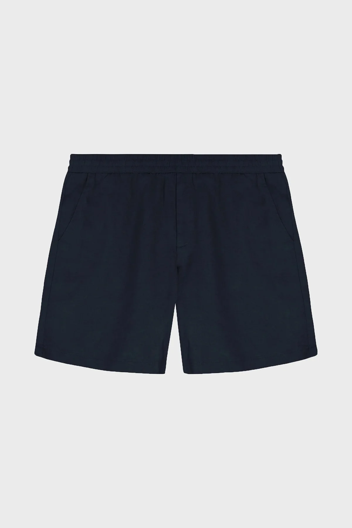 Bluemint Comfort Fit Lastikli Bel Keten Erkek Şort EDMUND 155 LACİVERT - 3