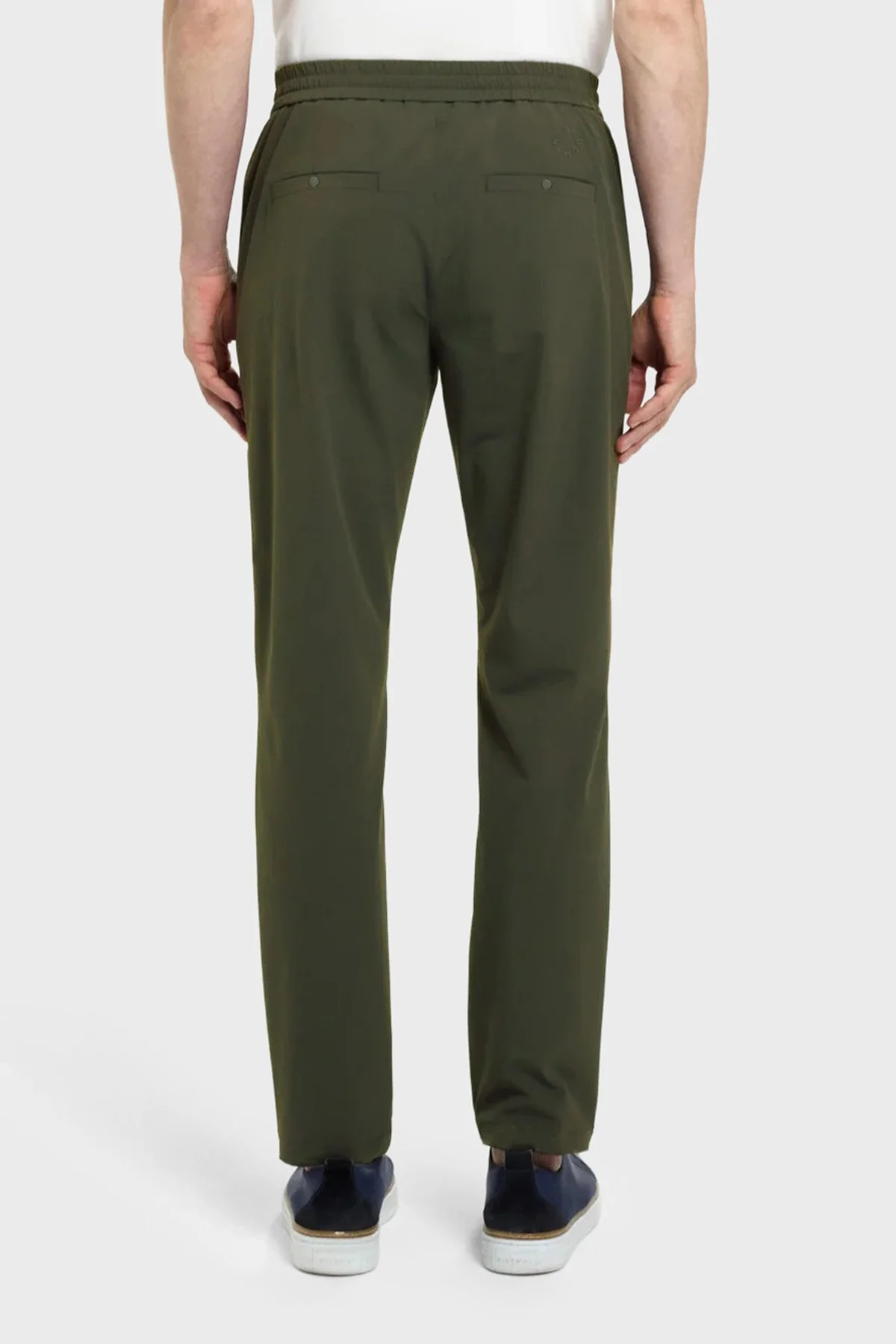 Bluemint Comfort Fit Normal Bel Daralan Paça Erkek Pantolon TRAVELTECH 123 HAKİ - 2