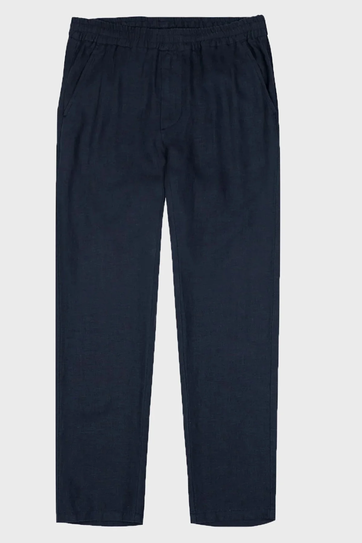Bluemint Comfort Fit Normal Bel Keten Erkek Pantolon EDANJOGG 155 LACİVERT - 4