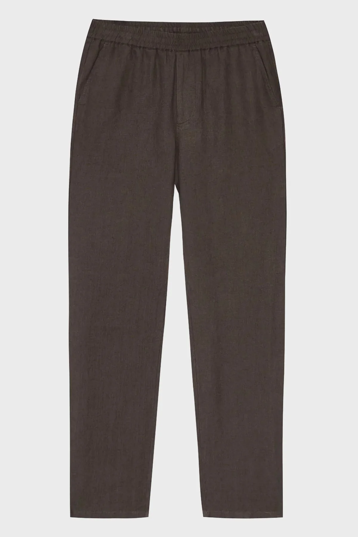 Bluemint Comfort Normal Bel Daralan Paça Keten Jogger Erkek Pantolon EDANJOGG 1327 KAHVE - 3