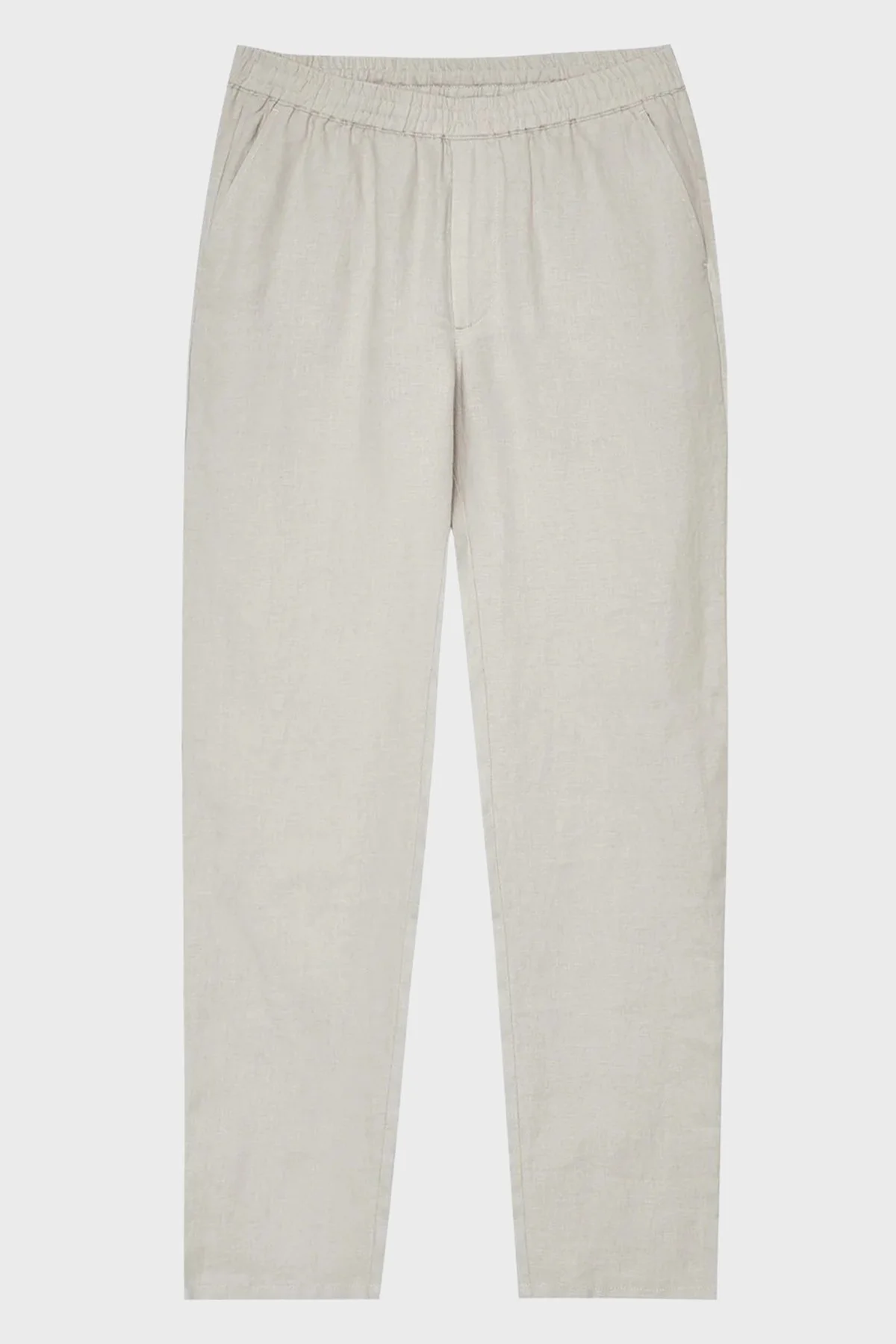 Bluemint Comfort Normal Bel Daralan Paça Keten Jogger Erkek Pantolon EDANJOGG 1328 BEJ - 2