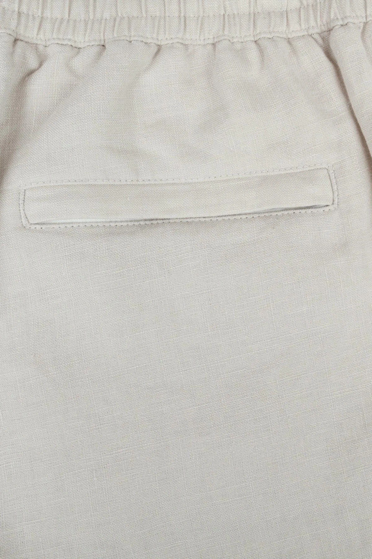 Bluemint Comfort Normal Bel Daralan Paça Keten Jogger Erkek Pantolon EDANJOGG 1328 BEJ - 3