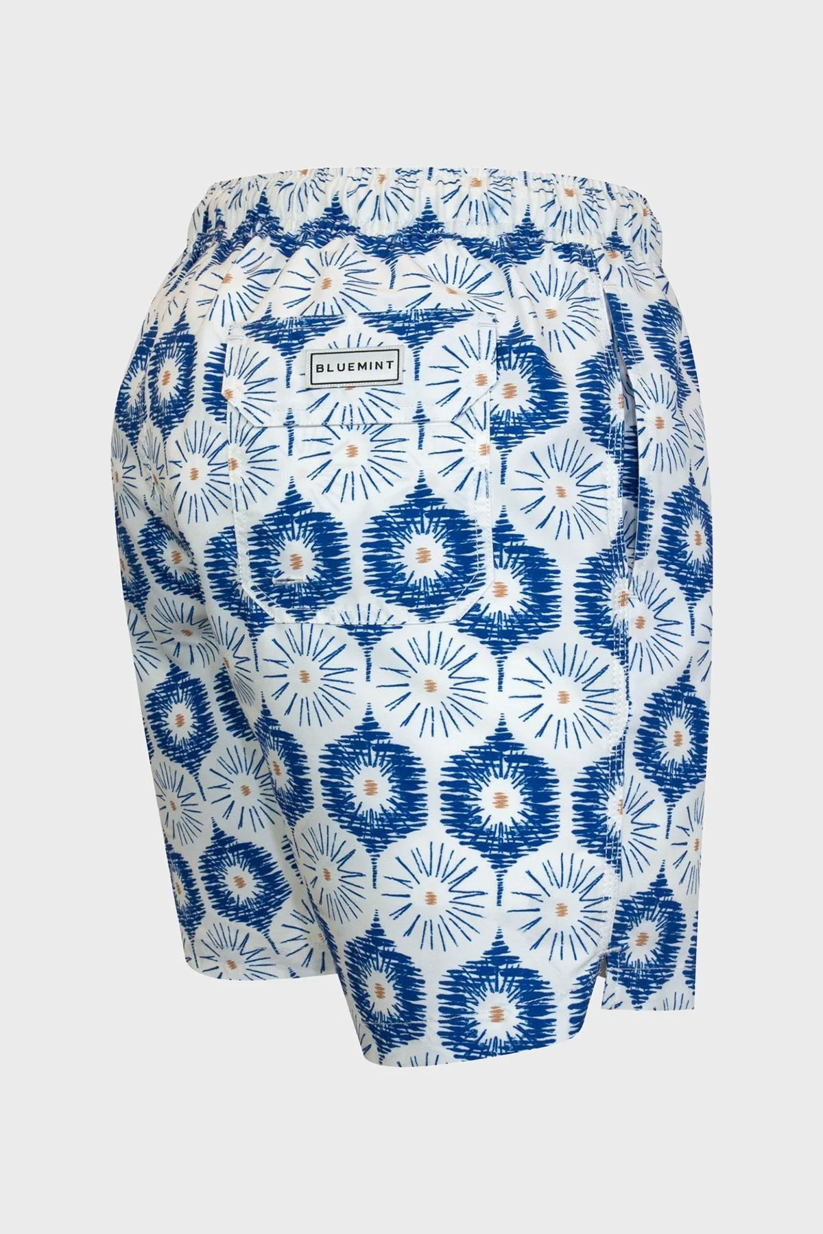 Bluemint Desenli File Astarlı Regular Fit Hızlı Kuruyan Cepli Erkek Mayo Short BM25003011MS 1131 MAVİ - 11