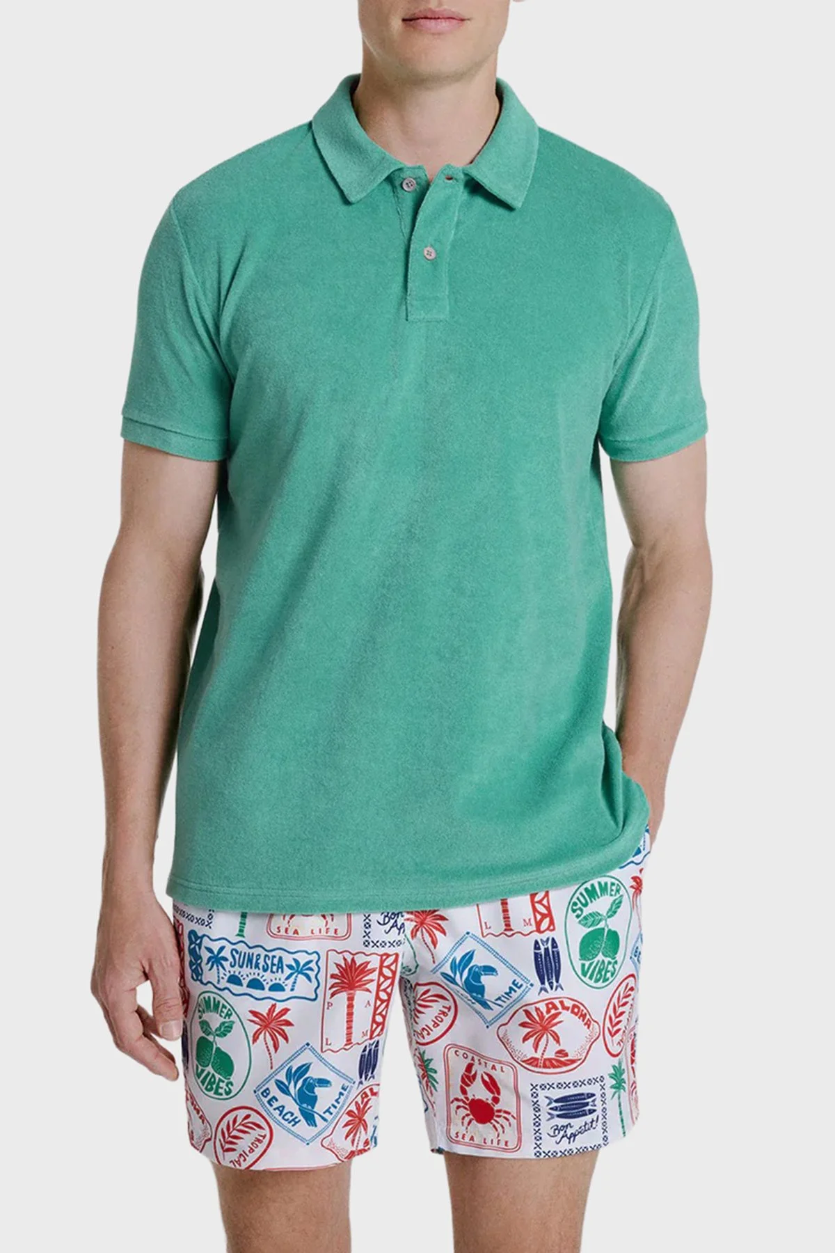 Bluemint Desenli Hızlı Kuruyan Erkek Deniz Şortu ARTHUS1 284 ÇOK RENKLİ - 2