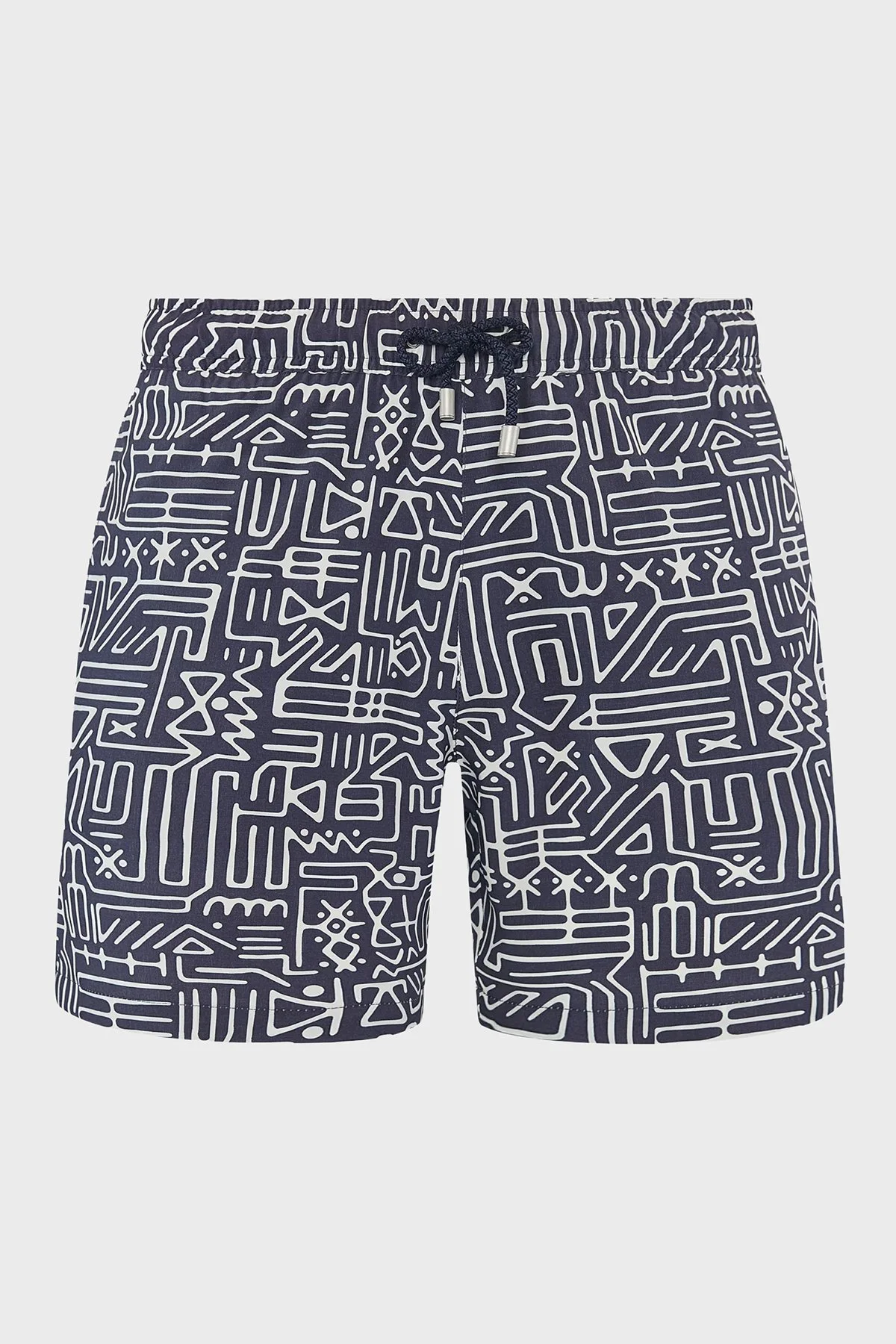 Bluemint Desenli Hızlı Kuruyan Erkek Deniz Şortu ARTHUSSTRE1 310 LACİVERT-BEYAZ - 2