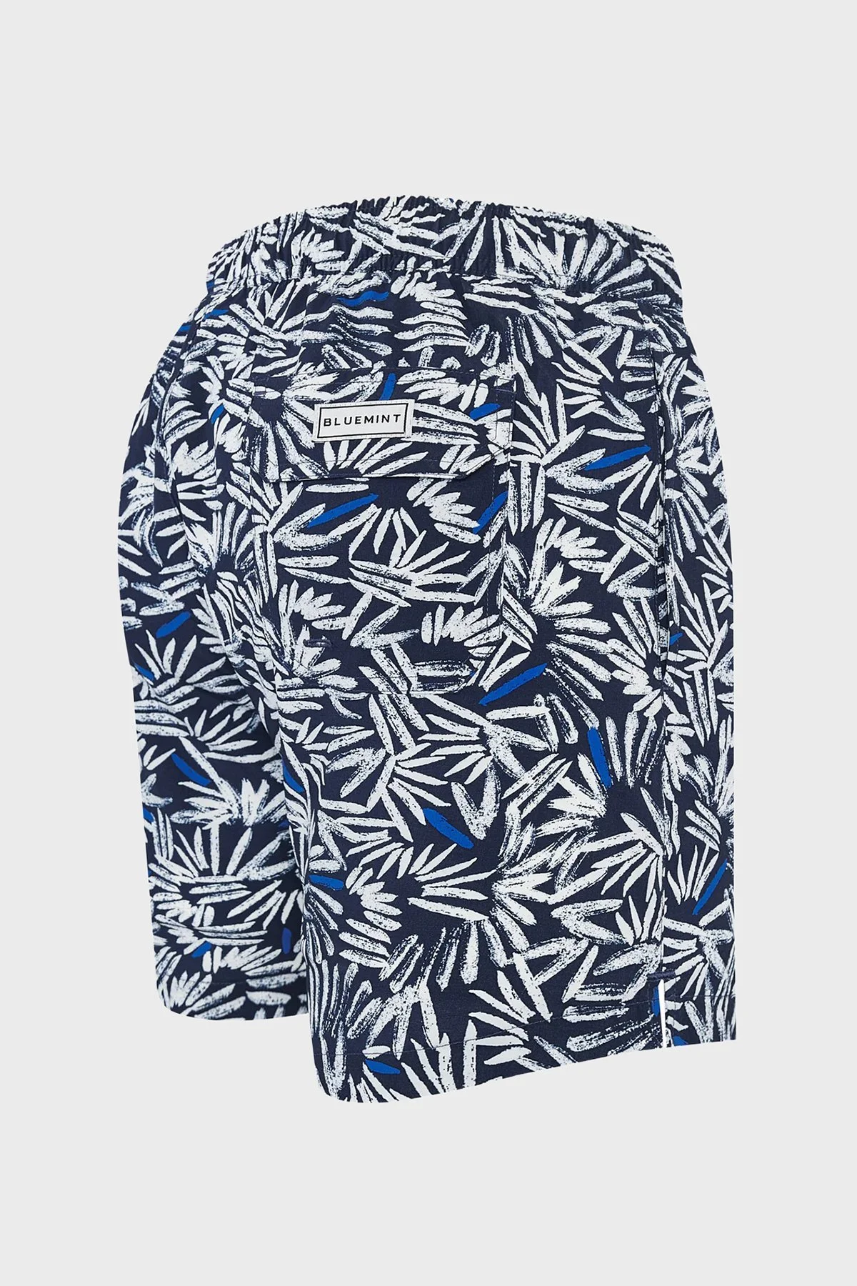 Bluemint Desenli Hızlı Kuruyan Erkek Deniz Şortu ARTHUSSTRE1 316 LACİVERT-BEYAZ - 3