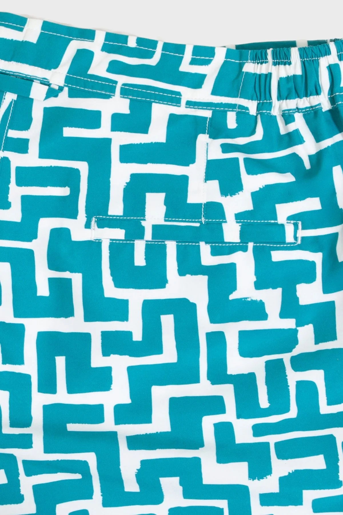 Bluemint Desenli Tailored Regular Fit Normal Bel Hızlı Kuruyan Erkek Mayo Short BM25003012MS 1150 YEŞİL - 4