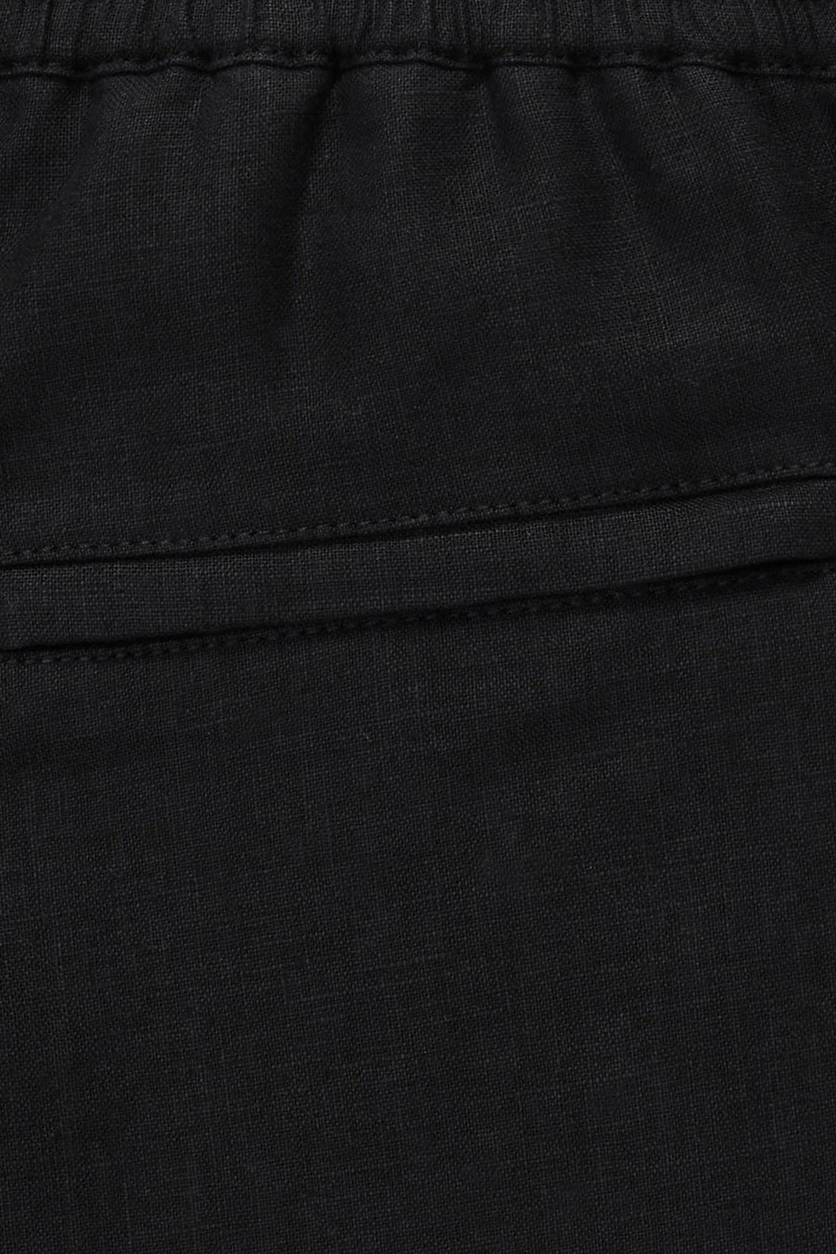 Bluemint Edan % 100 Keten Comfort Fit Jogger Erkek Pantolon BM24009296MS 111 SİYAH - 3