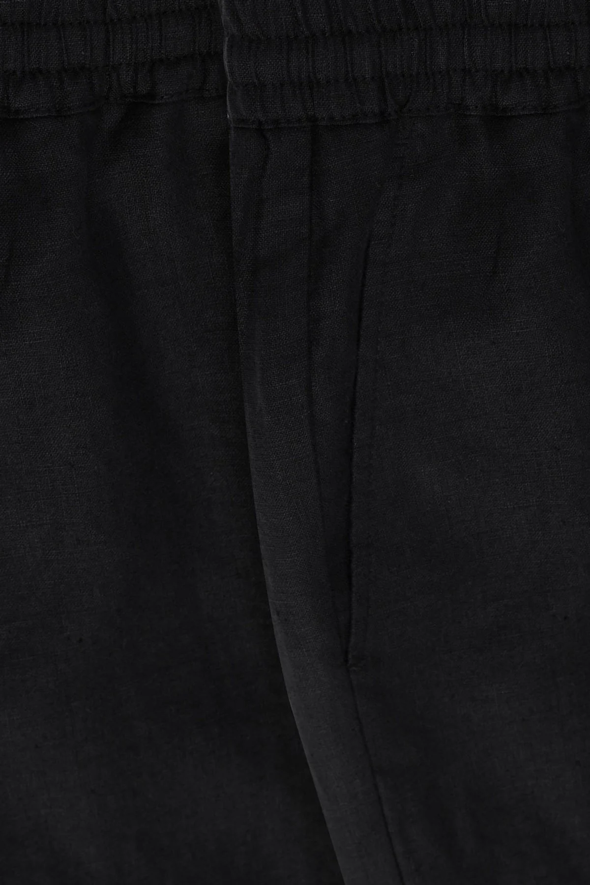 Bluemint Edan % 100 Keten Comfort Fit Jogger Erkek Pantolon BM24009296MS 111 SİYAH - 4