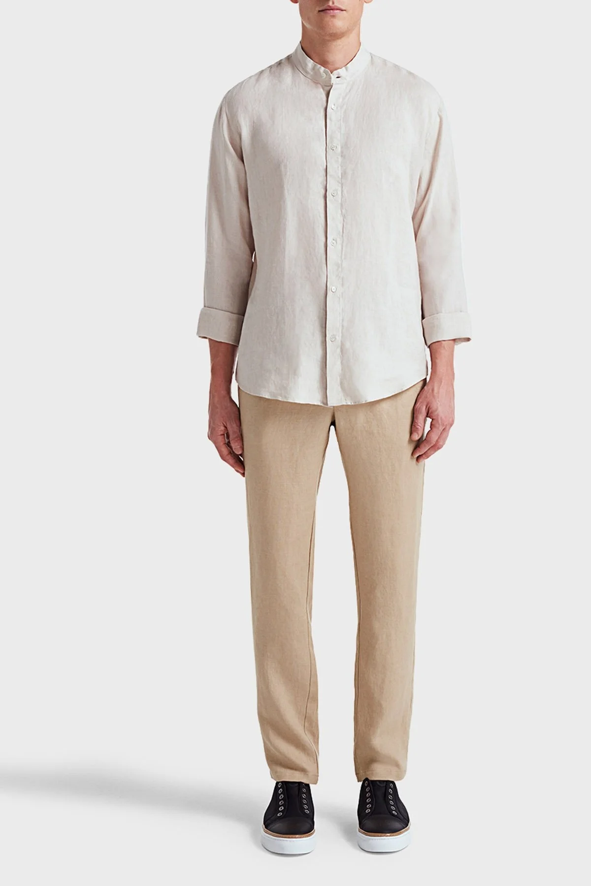 Bluemint Edan % 100 Keten Comfort Fit Jogger Erkek Pantolon BM24009296MS 214 CAMEL - 1