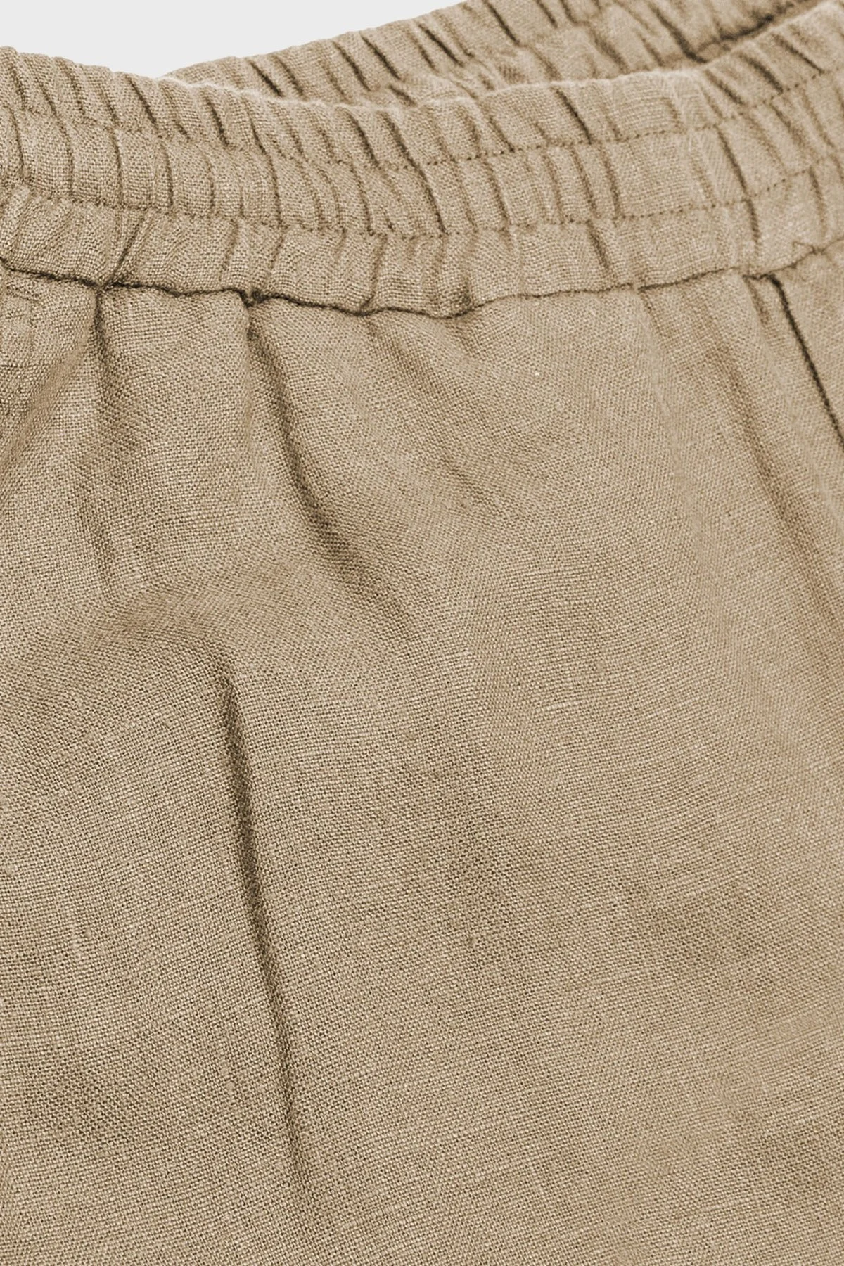 Bluemint Edan % 100 Keten Comfort Fit Jogger Erkek Pantolon BM24009296MS 214 CAMEL - 4