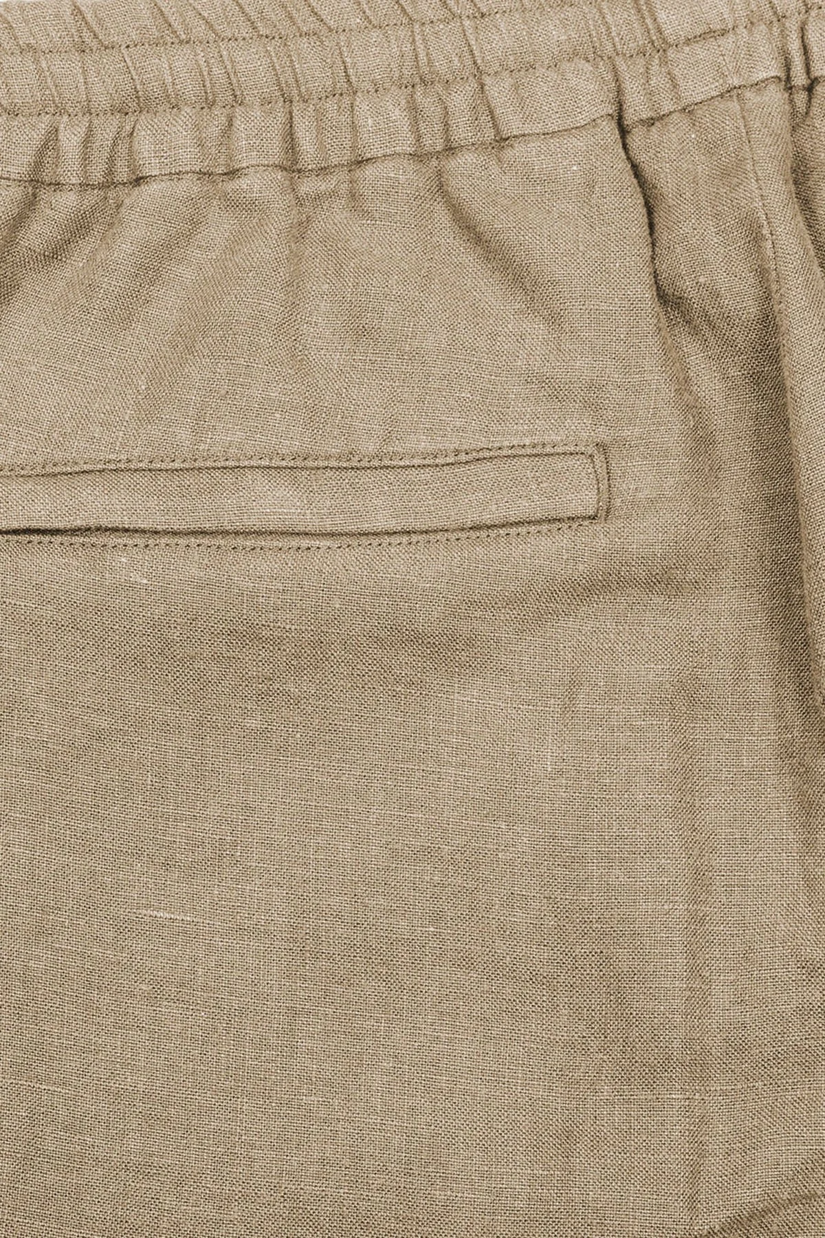 Bluemint Edan % 100 Keten Comfort Fit Jogger Erkek Pantolon BM24009296MS 214 CAMEL - 5