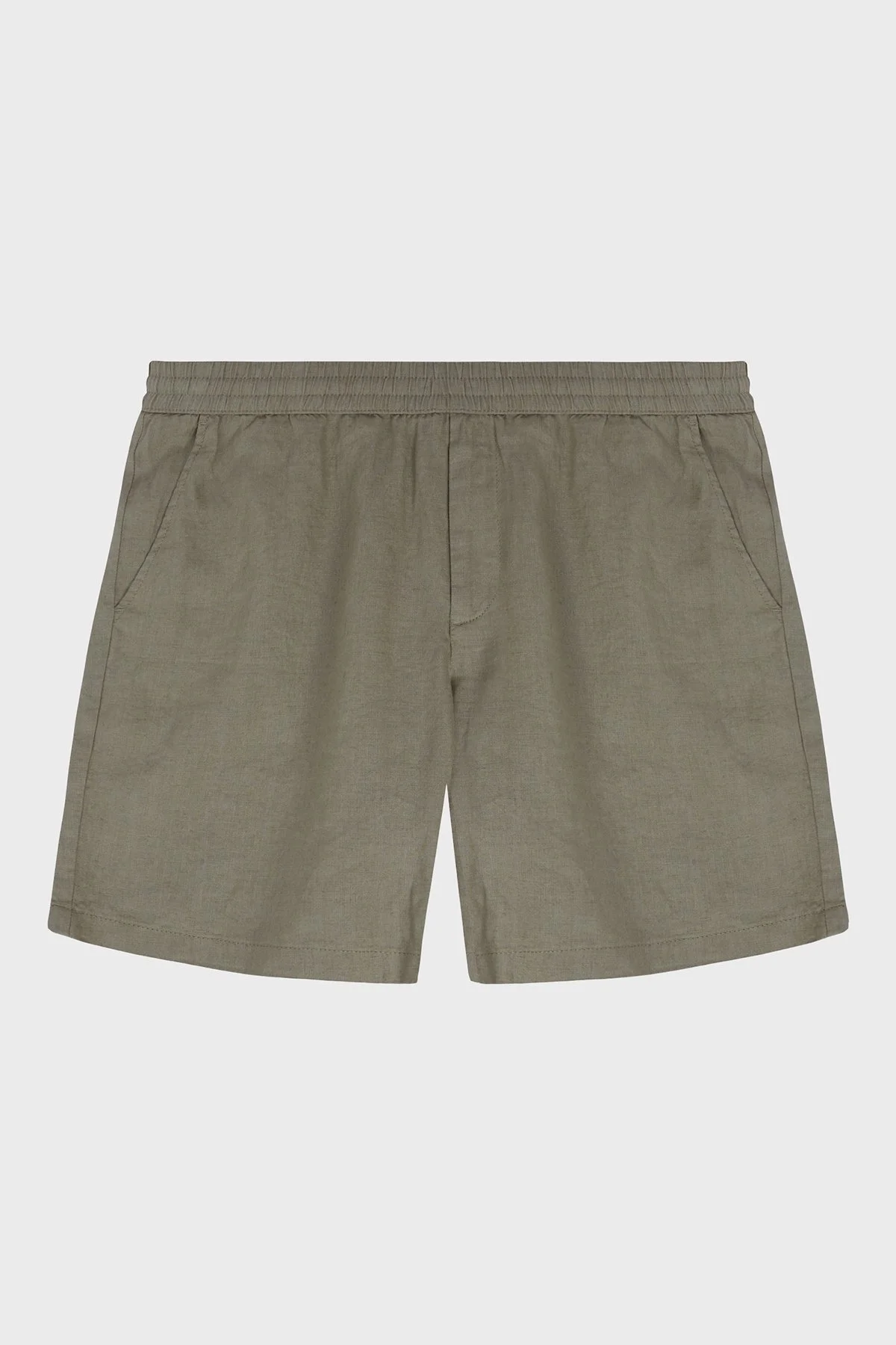 Bluemint Edmund % 100 Keten Comfort Fit Erkek Short BM24004384MS 1021 AÇIK YEŞİL - 1