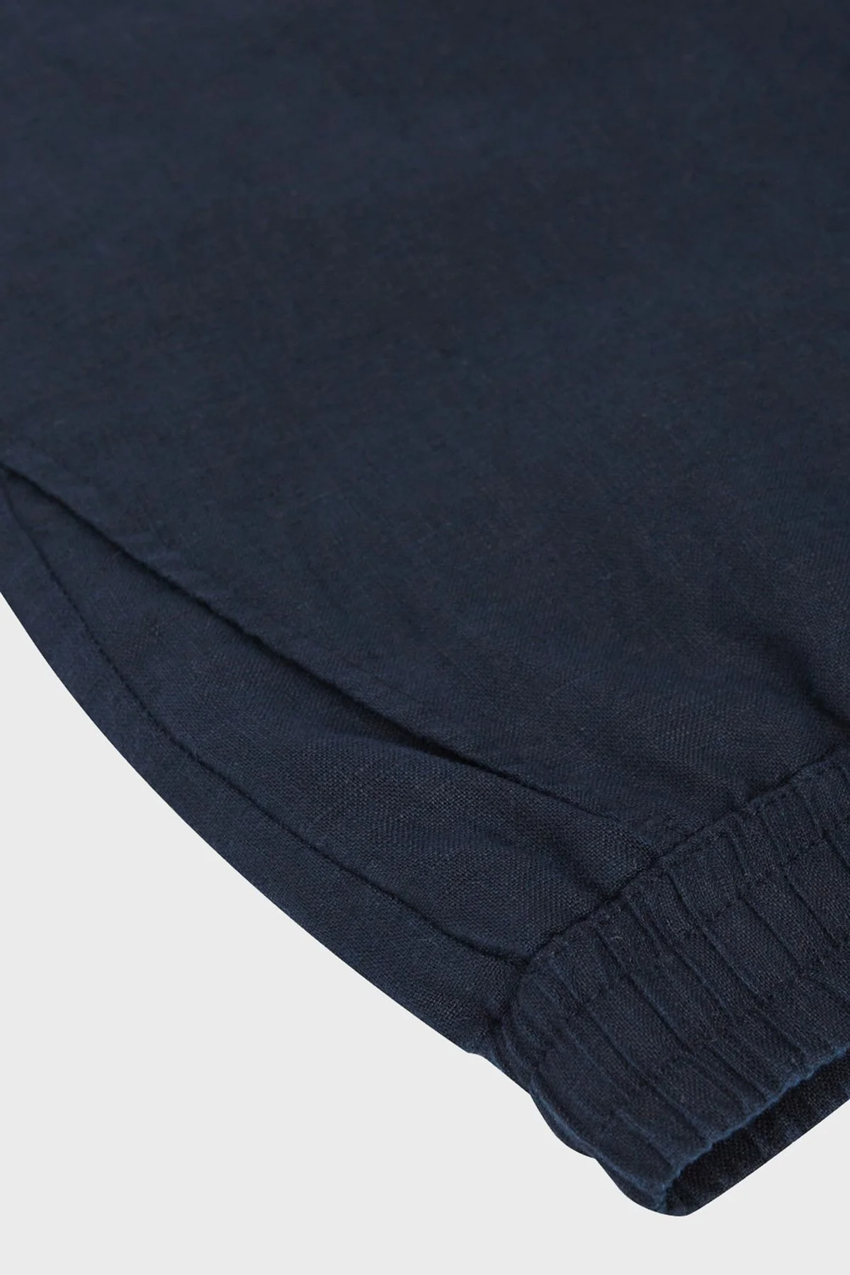 Bluemint Edmund % 100 Keten Comfort Fit Erkek Short BM24004384MS 155 LACİVERT - 2