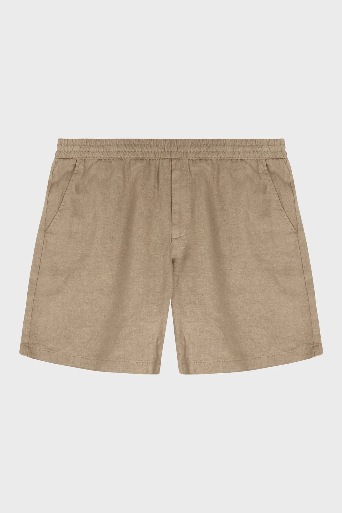 Bluemint Edmund % 100 Keten Comfort Fit Erkek Short BM24004384MS 214 CAMEL - 1