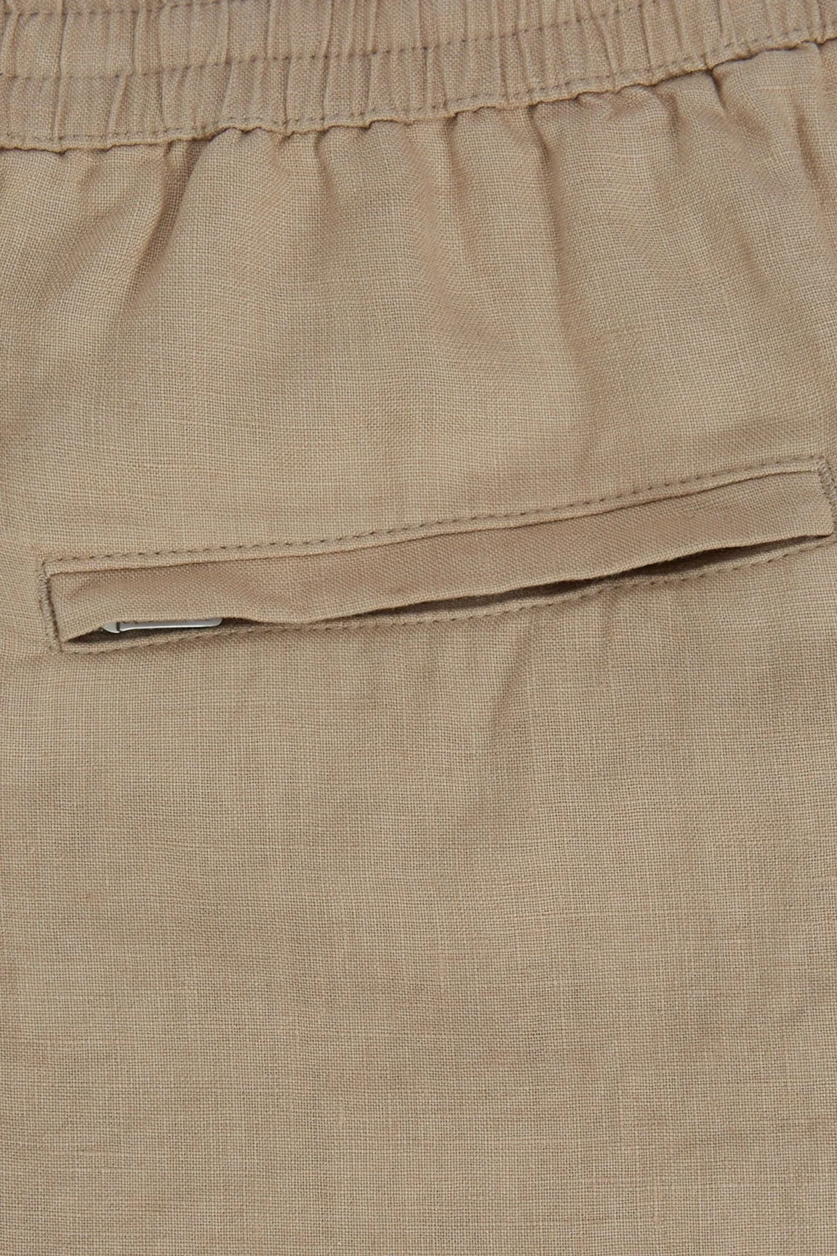 Bluemint Edmund % 100 Keten Comfort Fit Erkek Short BM24004384MS 214 CAMEL - 3