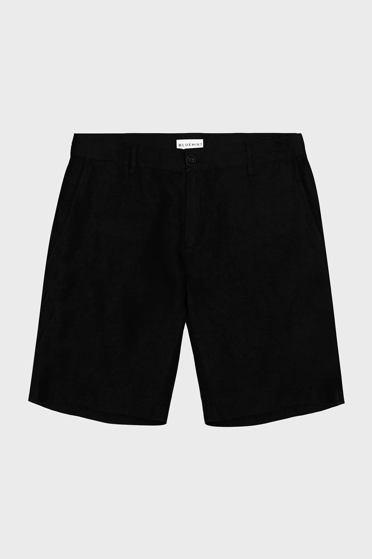 Bluemint Edmund % 100 Keten Regular Fit Erkek Short BM24004051MS 111 SİYAH - 2