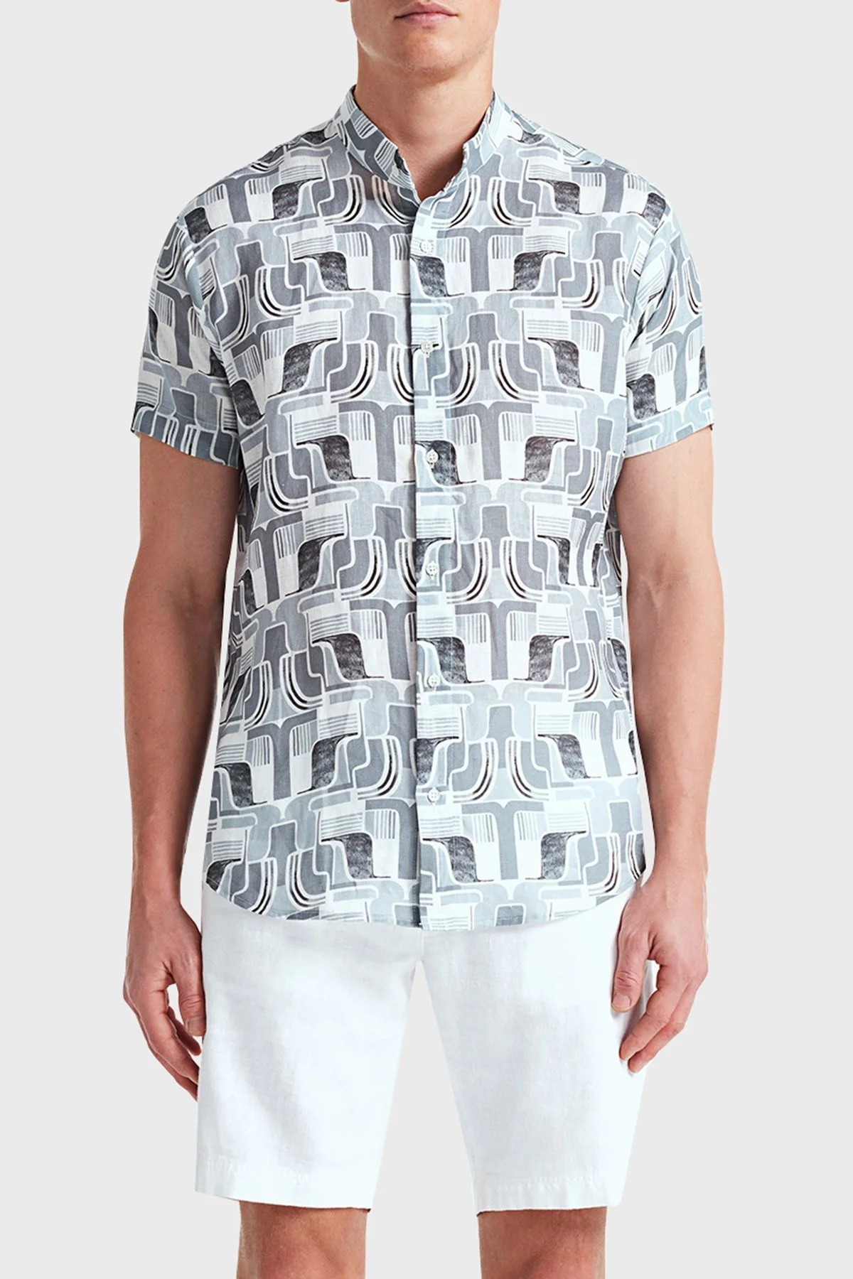 Bluemint Edmund % 100 Keten Regular Fit Erkek Short BM24004051MS 112 BEYAZ - 6