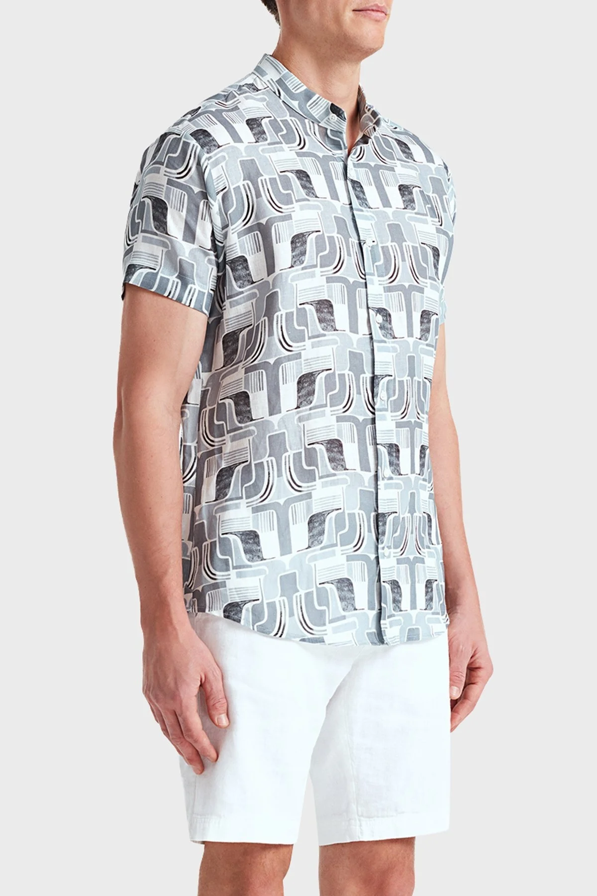 Bluemint Edmund % 100 Keten Regular Fit Erkek Short BM24004051MS 112 BEYAZ - 8