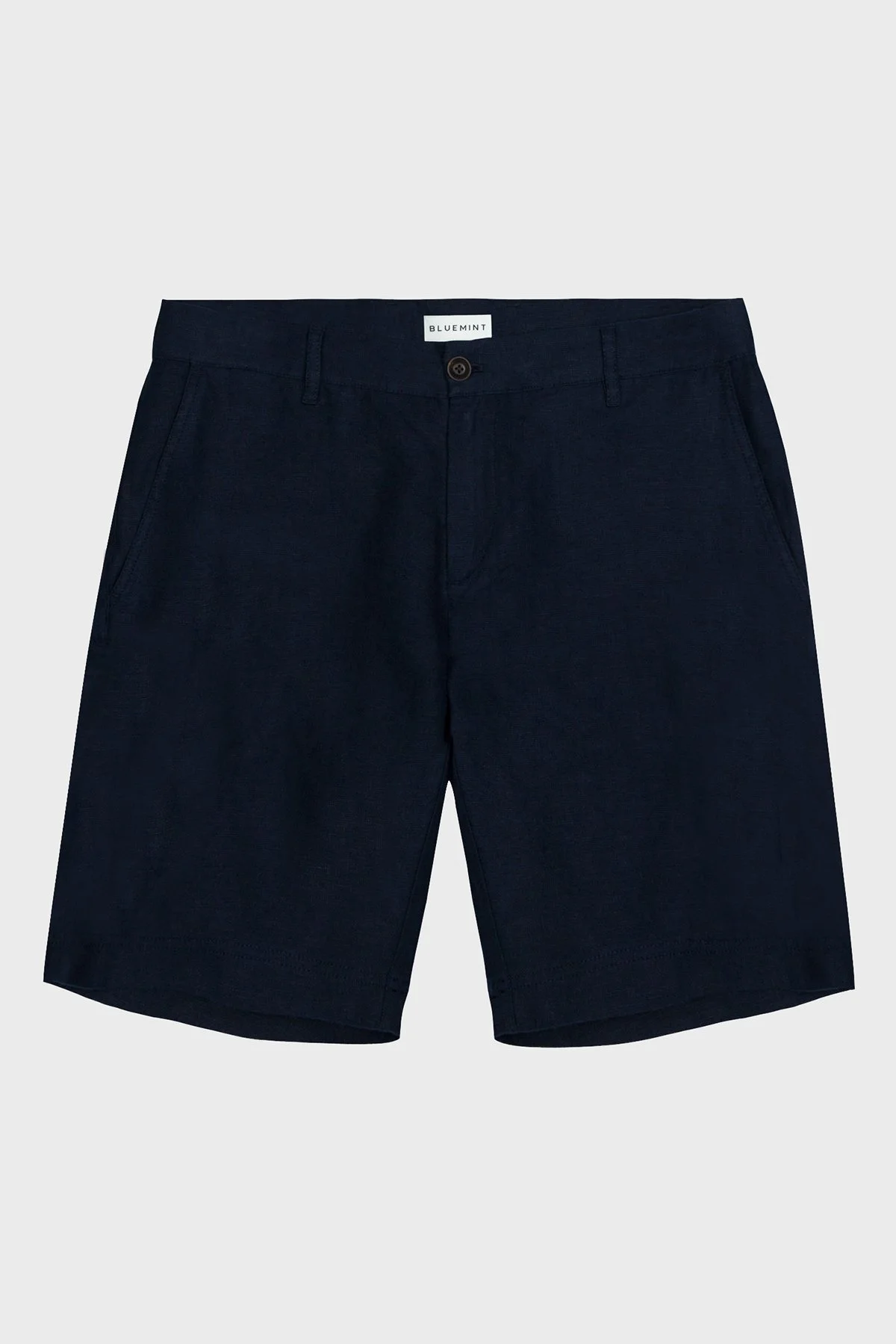 Bluemint Edmund % 100 Keten Regular Fit Erkek Short BM24004051MS 155 LACİVERT - 2