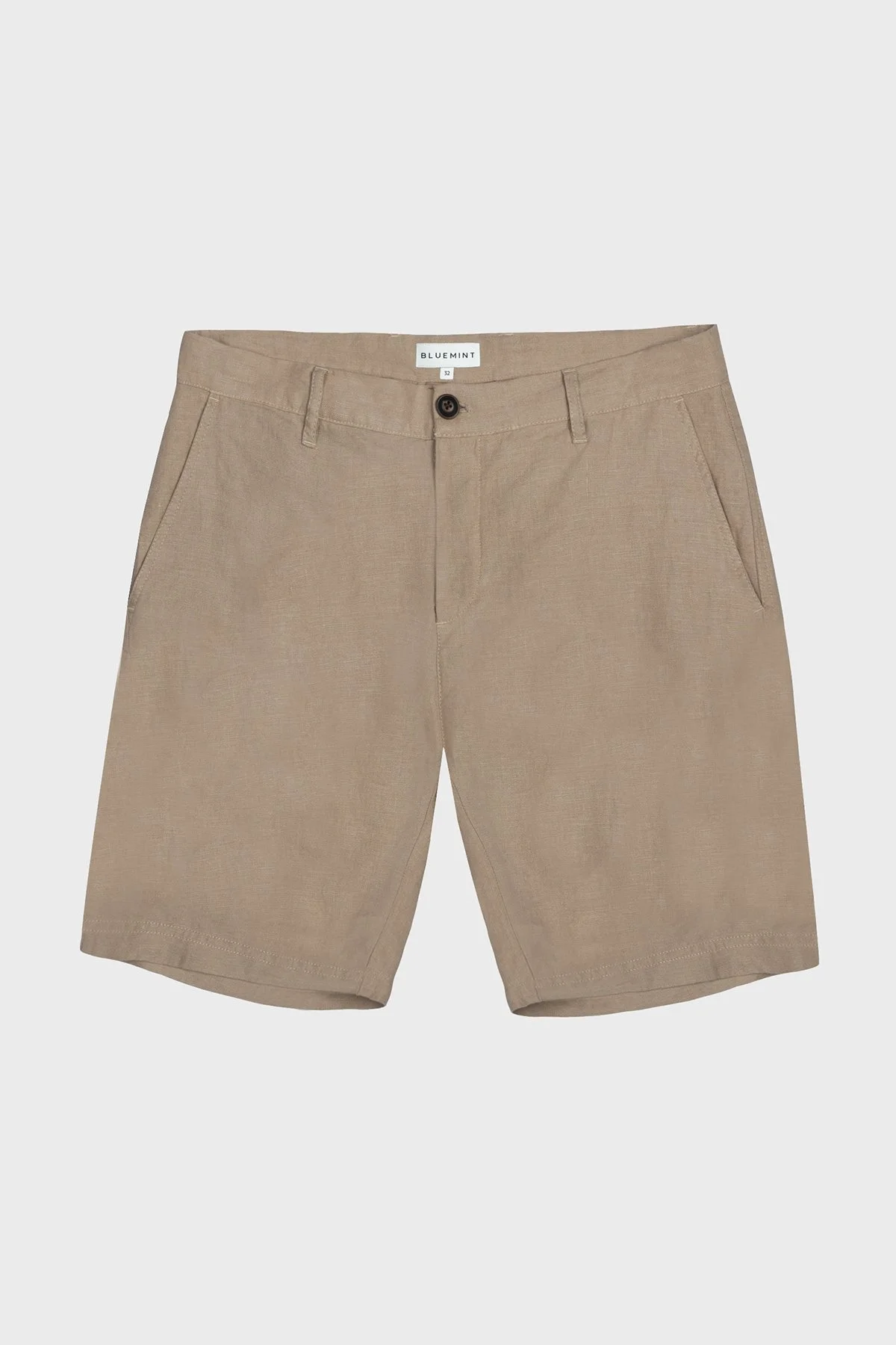 Bluemint Edmund % 100 Keten Regular Fit Erkek Short BM24004051MS 214 CAMEL - 2